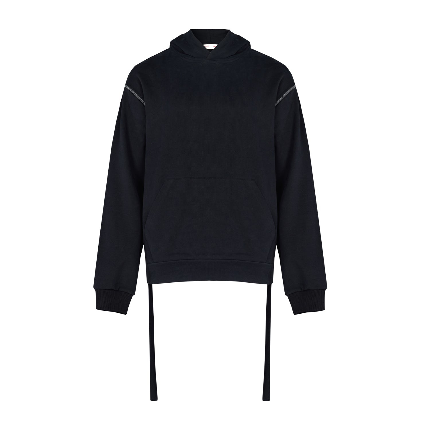Pcfg Black / Grey Your Itch Oversize Hoody In Black