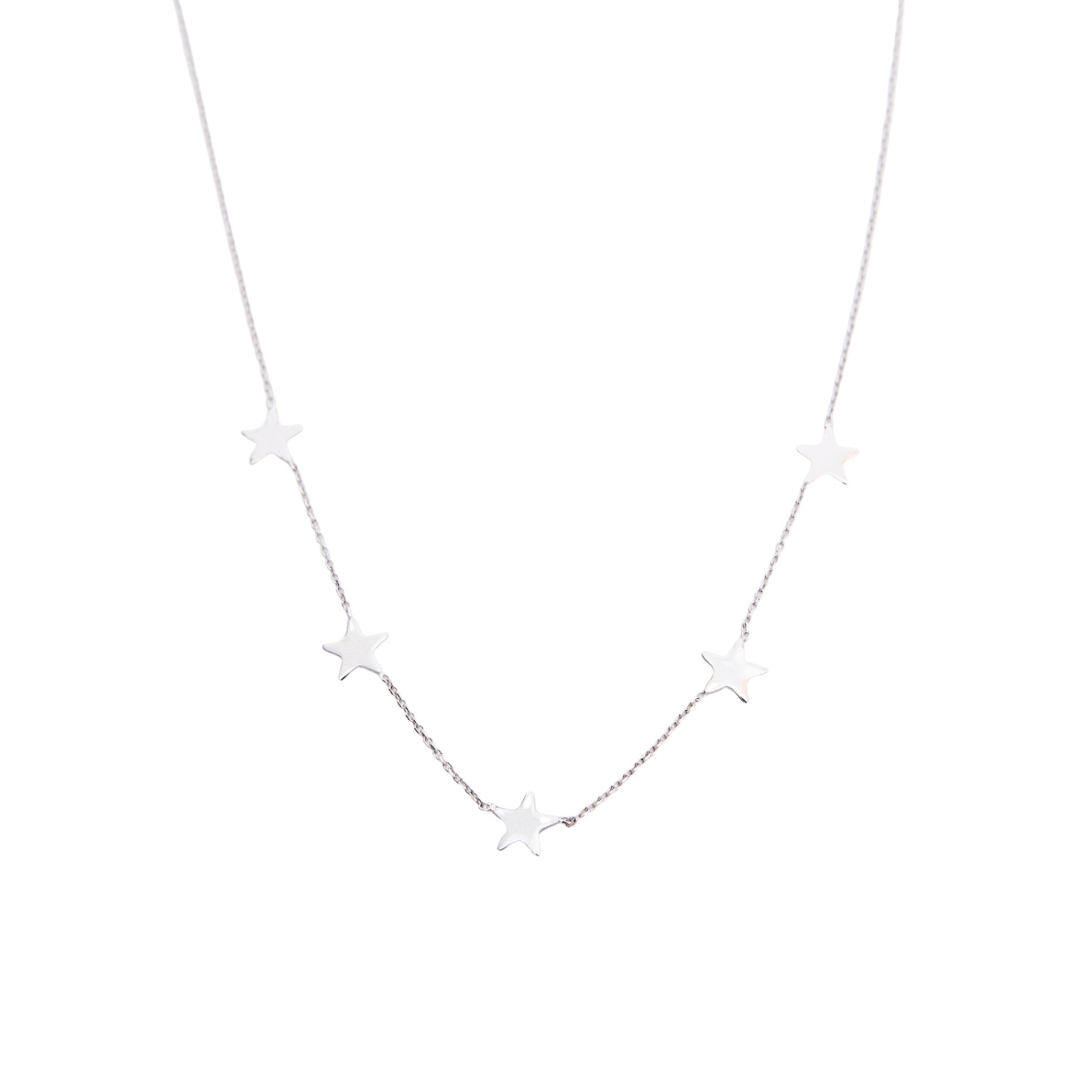 Women’s Star Sterling Silver Necklace - Silver Spero London