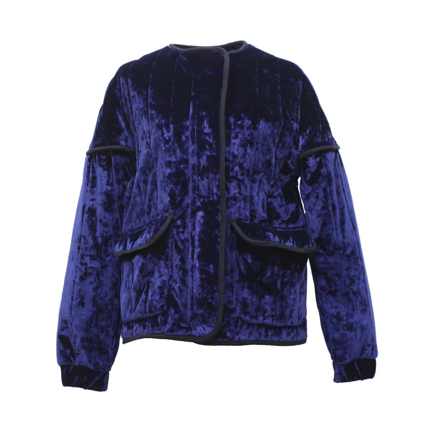 velvet zip up jacket