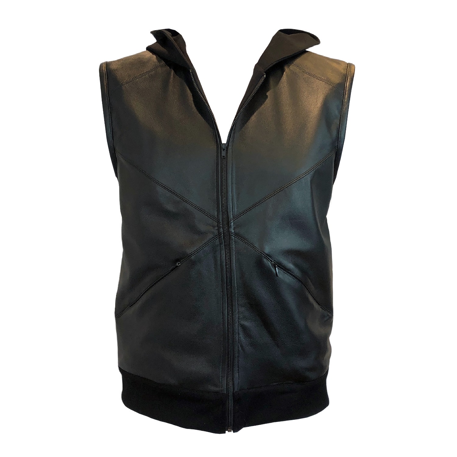 Men’s Black York Vest Large Snider