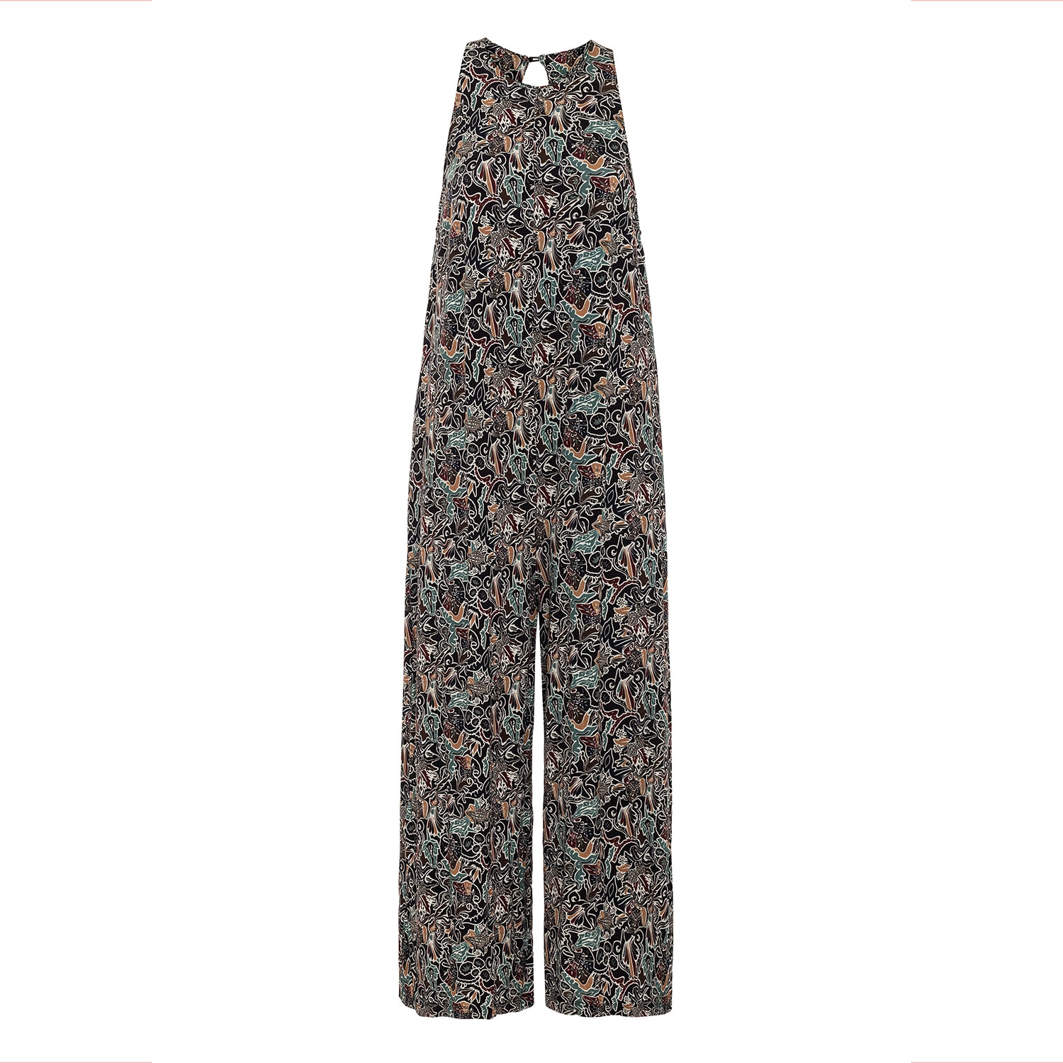 Women’s Authentic Paisley Print Jumpsuit Small Anou Anou