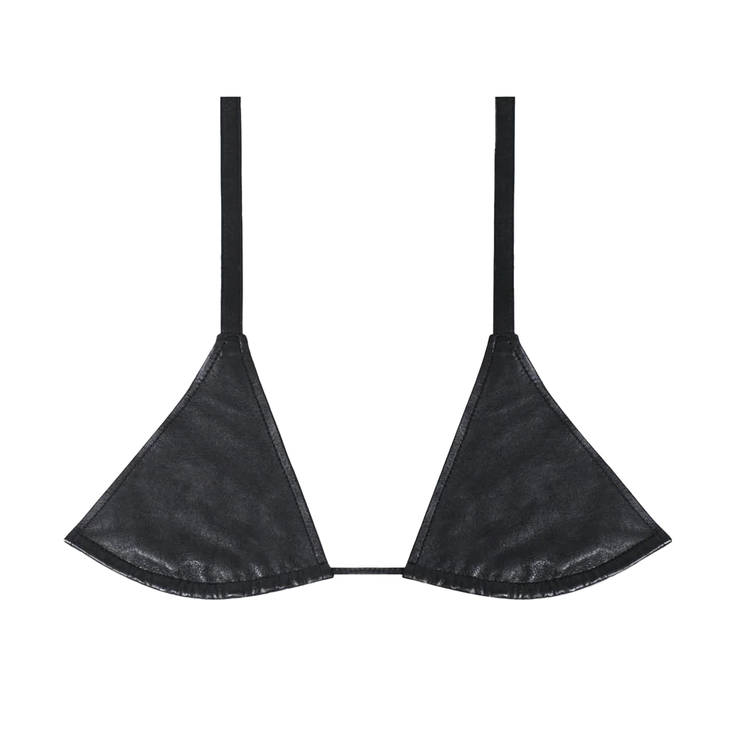 Other Uk Women's Leather Bra In Black