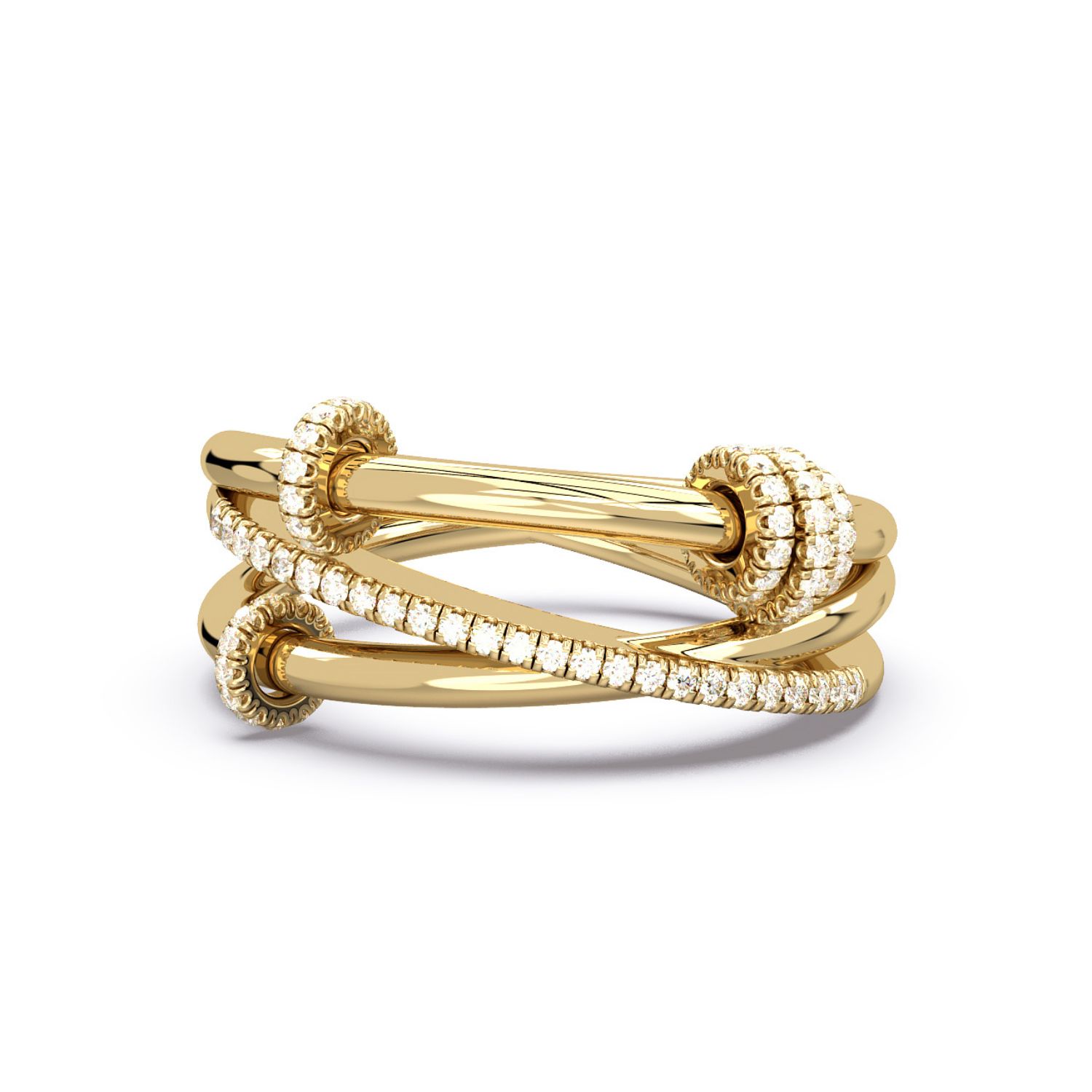 Women’s Gold Lacet Ring ClartÃ¨