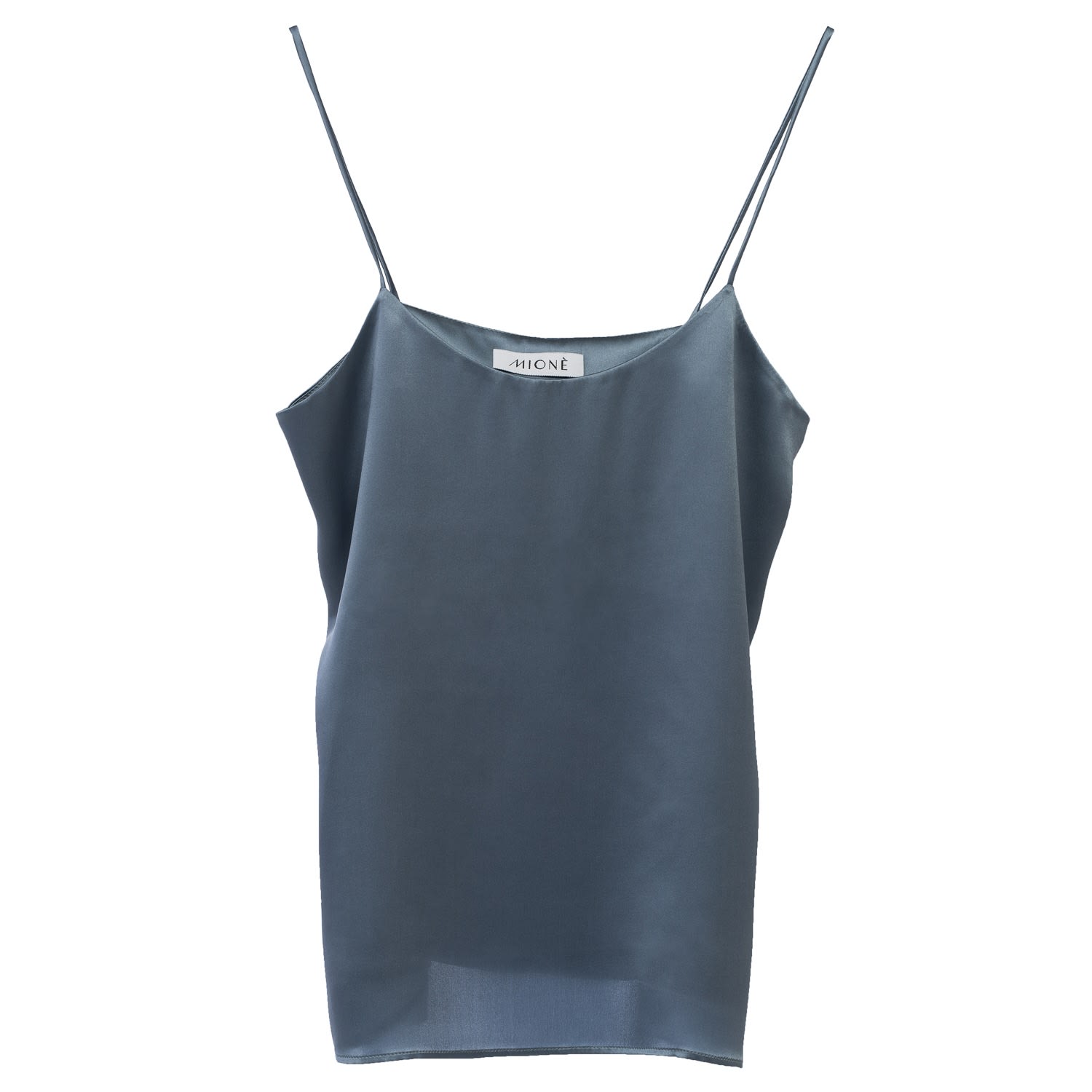 Mionè Women's Grey Silk Camisole Top In Gray