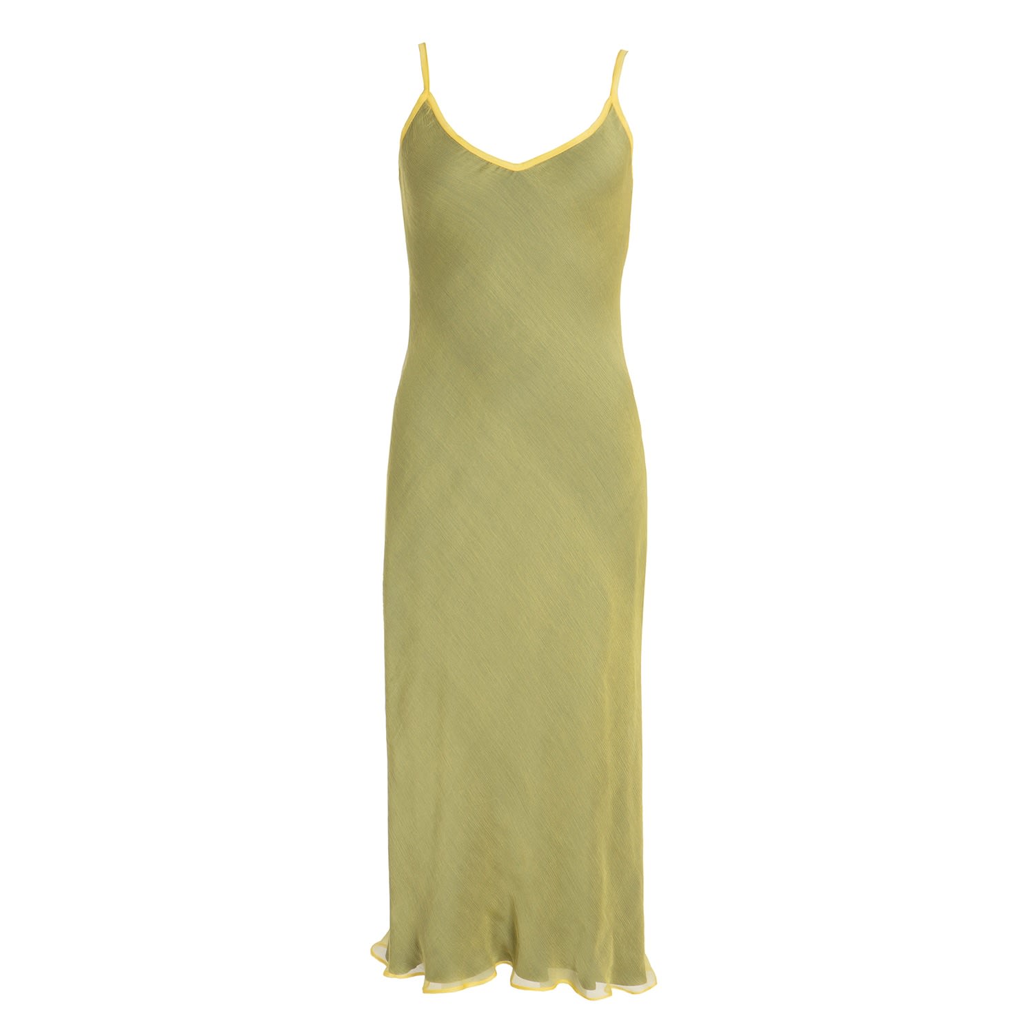 Roses Are Red Women's Yellow / Orange The Venus Silk Slipdress - Yellow In Yellow/orange