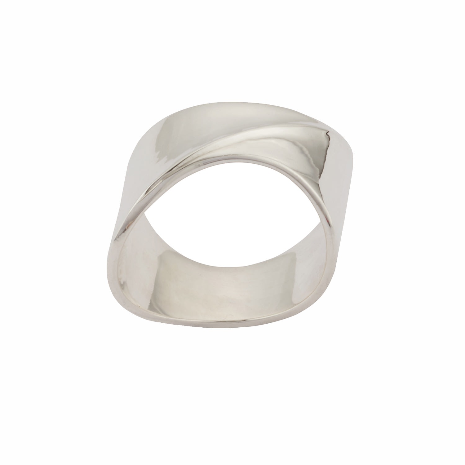 Women’s Sharch Solid Ring Silver Polished Cristina Cipolli Jewellery