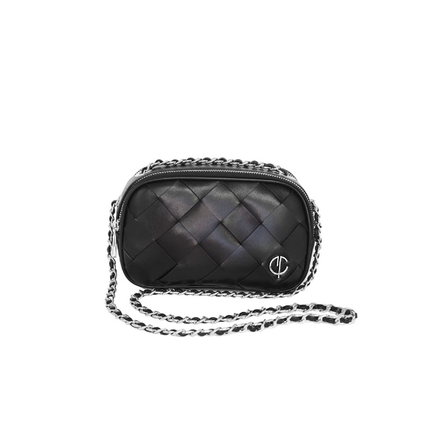 Women’s Black Runway Leather Camera Bag Silver Hardware Cvlcha