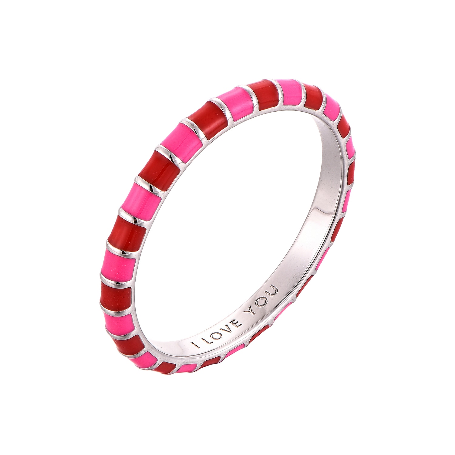 Pinnole Women's Pink / Purple / Red Pink & Red Thin Ring