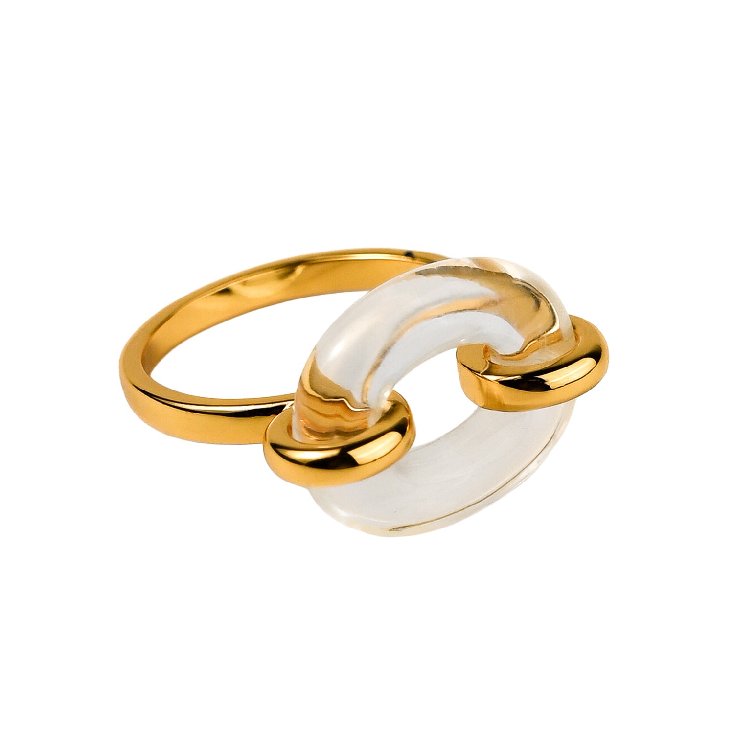 Zynnia Collective Women's Halo Ring Gold