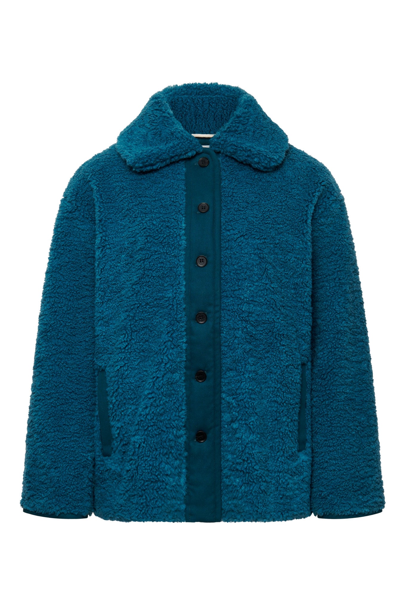 Women’s Lexi - Recycled Pet Fleece Coat French Blue Small Komodo