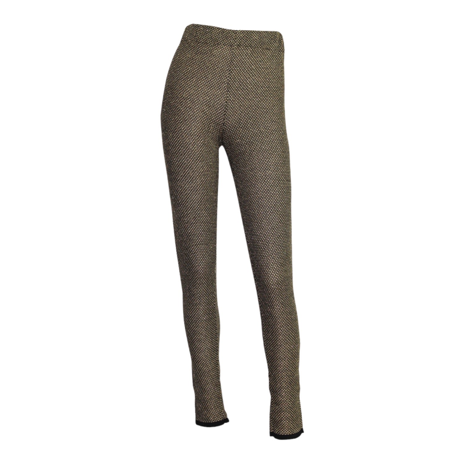 Maria Aristidou Women's Gold / Black Goldish Net Leggings
