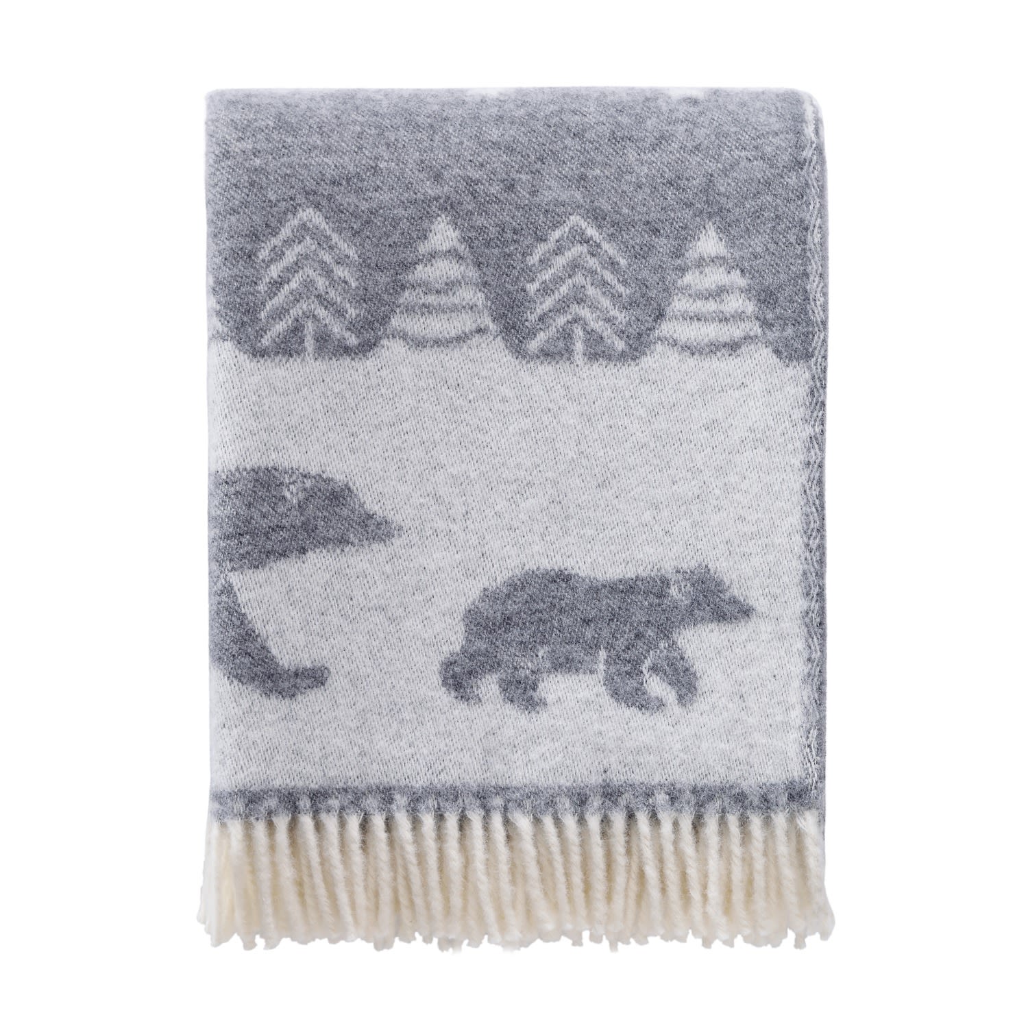 J.j.textile Grey Moon Throw In Gray