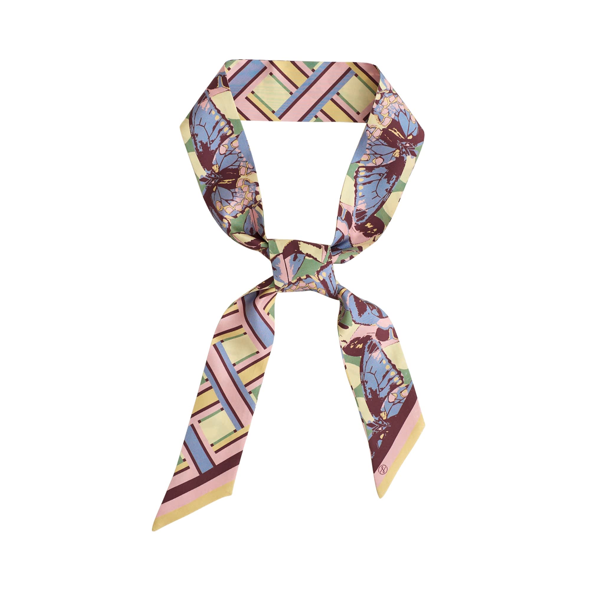 Lost Pattern x Leatherology Silk Square Scarf