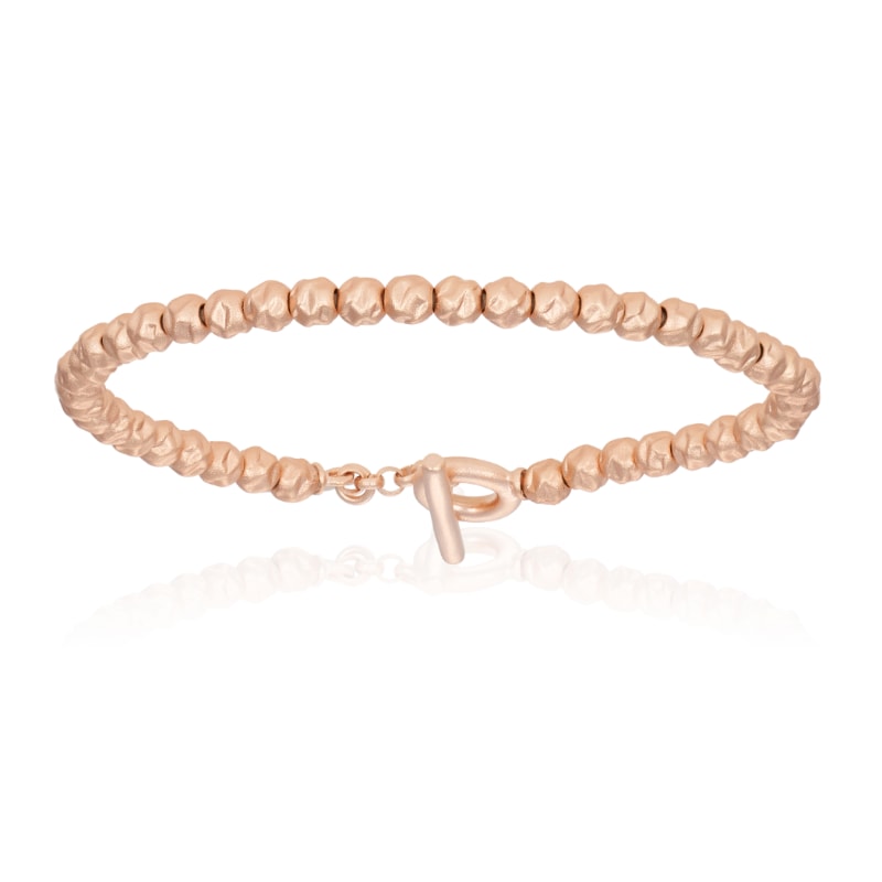 Men’s Rose Gold Rock Bracelet Unisex Double Bone Bracelets