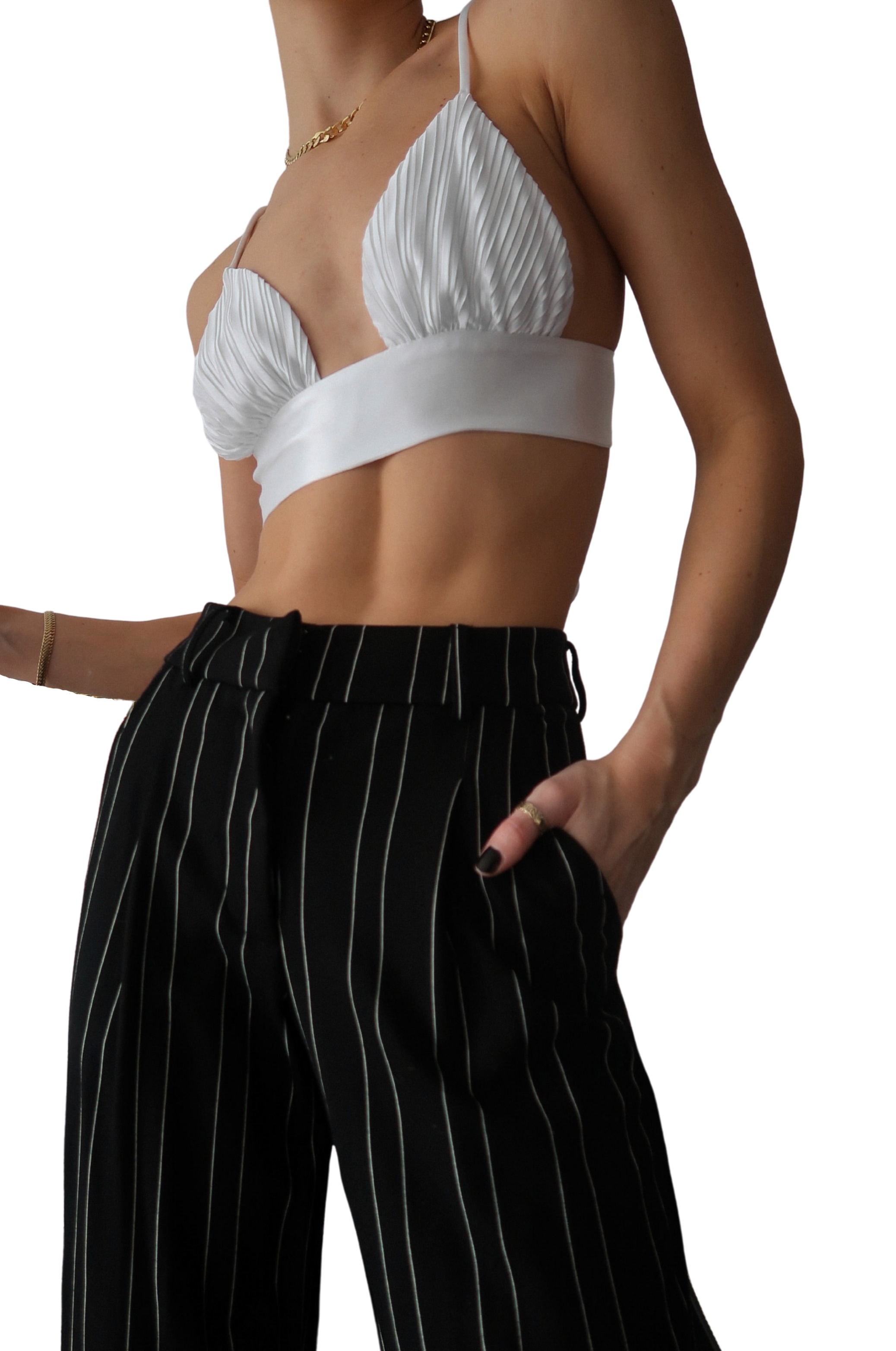 Gergana Ivanova Women's Isabella Top In White In White