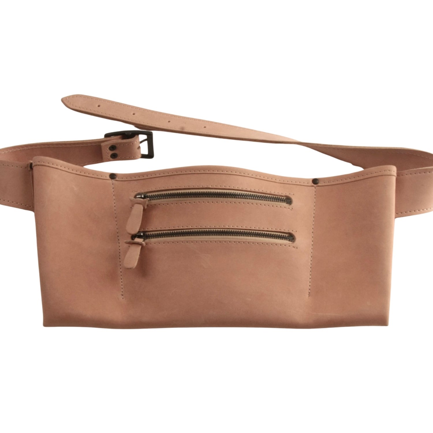 Women’s Neutrals De Niro Naturel Handmade Leather Belt Bag Catwalk Original