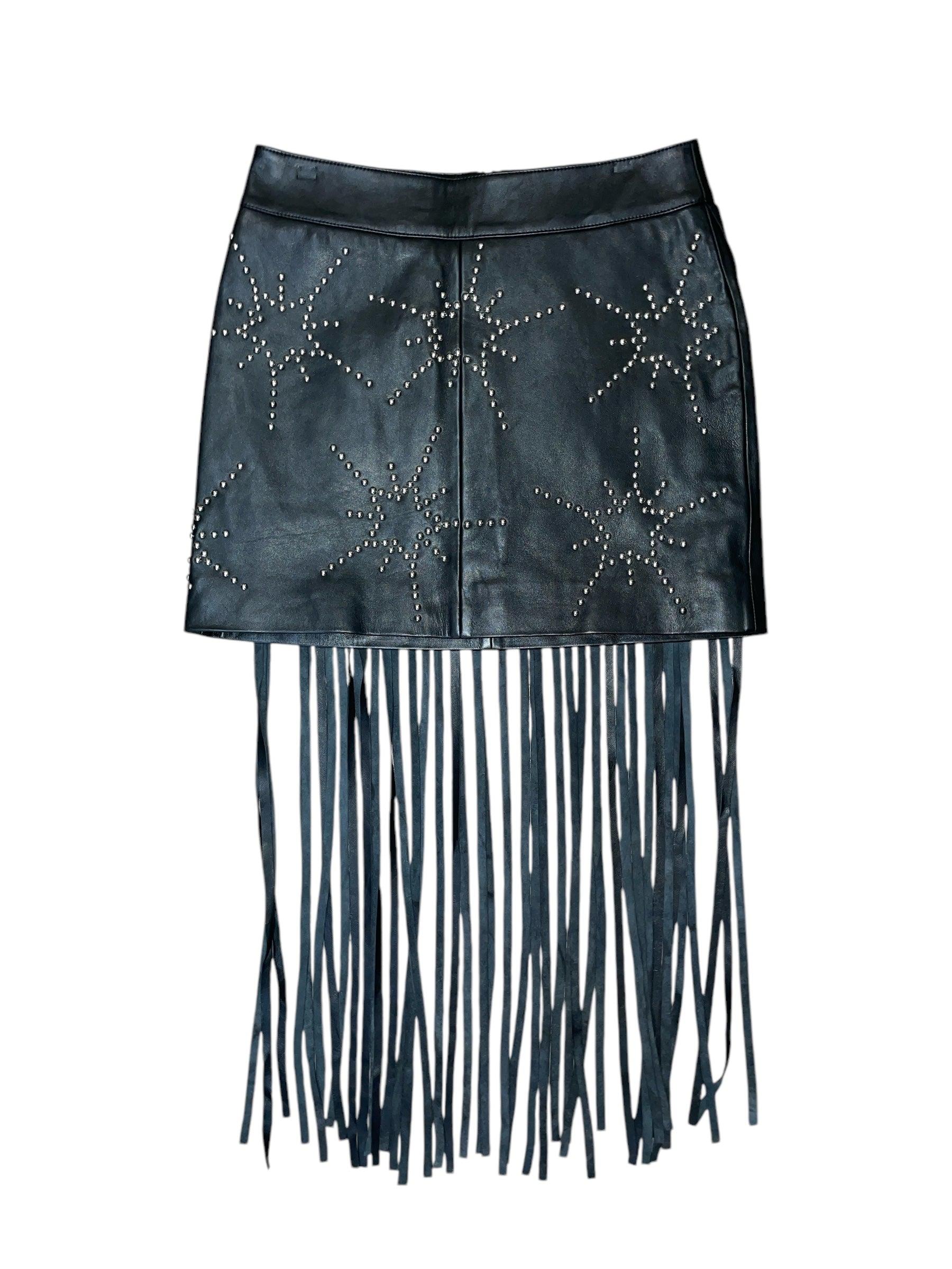 Any Old Iron Women's Black Silver Silver Studded Starburst