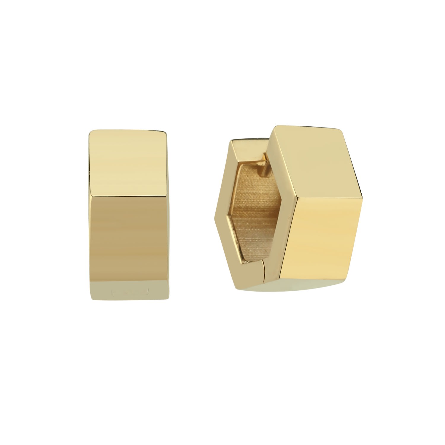 Dime Tribe Men's Gold Earrings