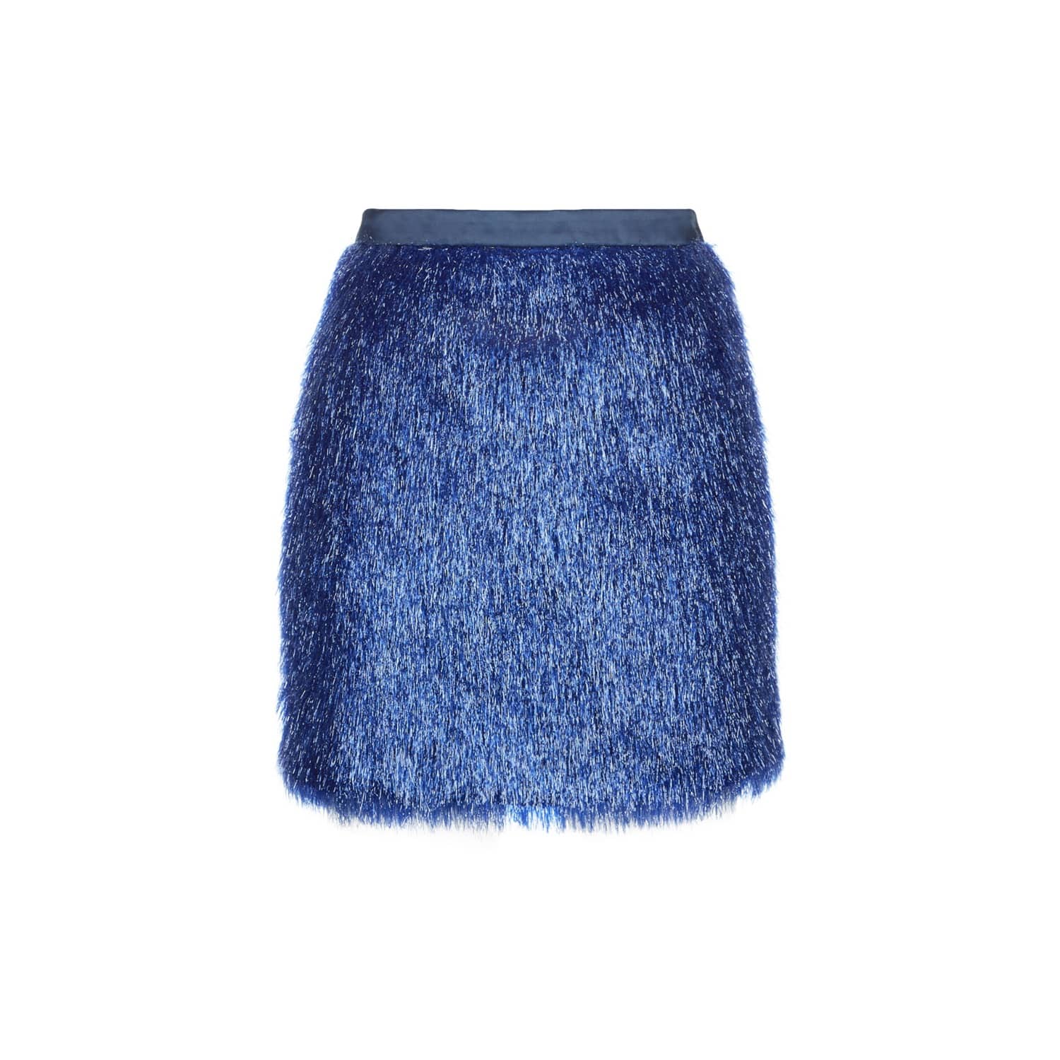 Blue Crystal Miniskirt