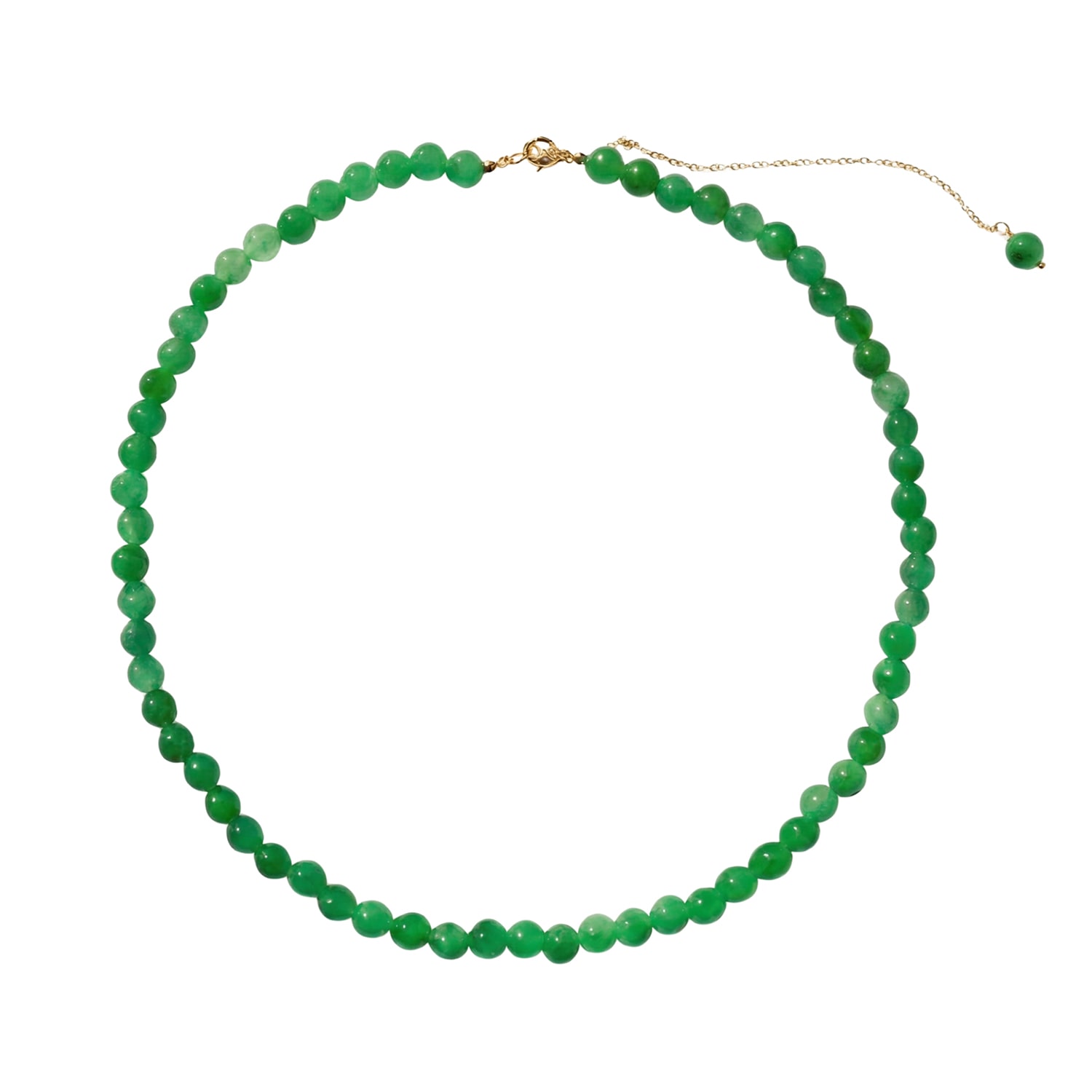 Women's Lime Green Jade Beaded Necklace | Seree