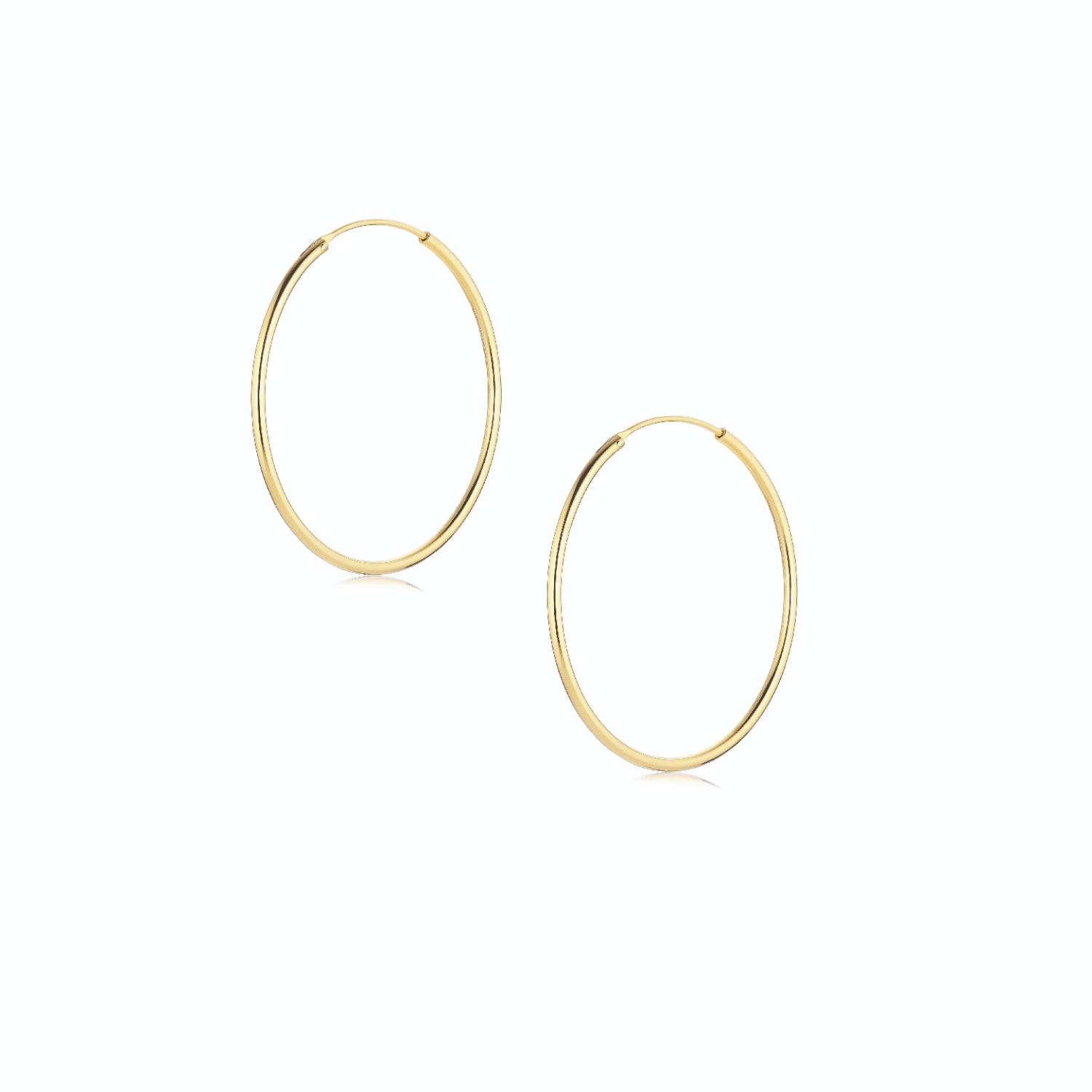 Women’s Grace Small Hoops - Gold Alura Copenhagen Jewellery