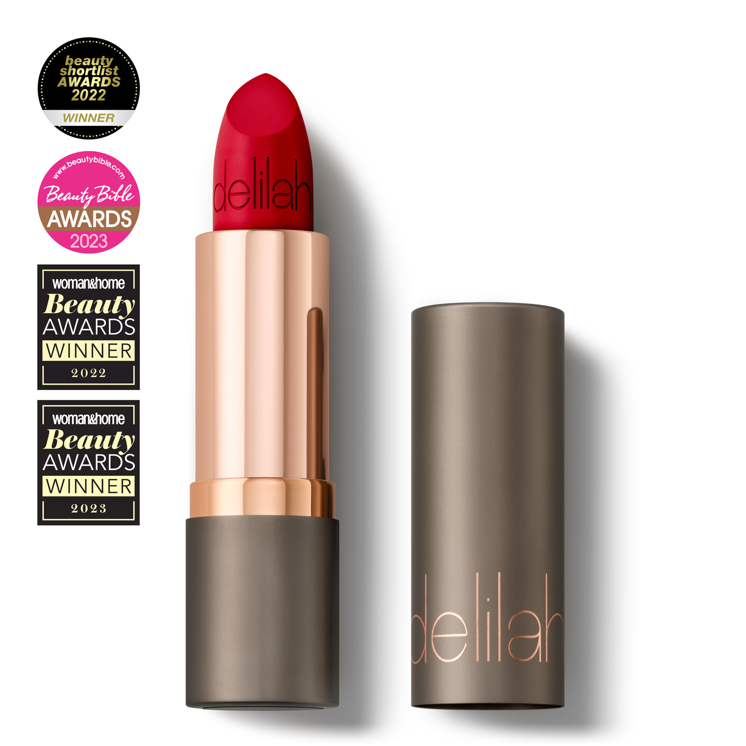 Delilah Brown / Red Colour Intense Cream Lipstick - Floozy In Brown/red