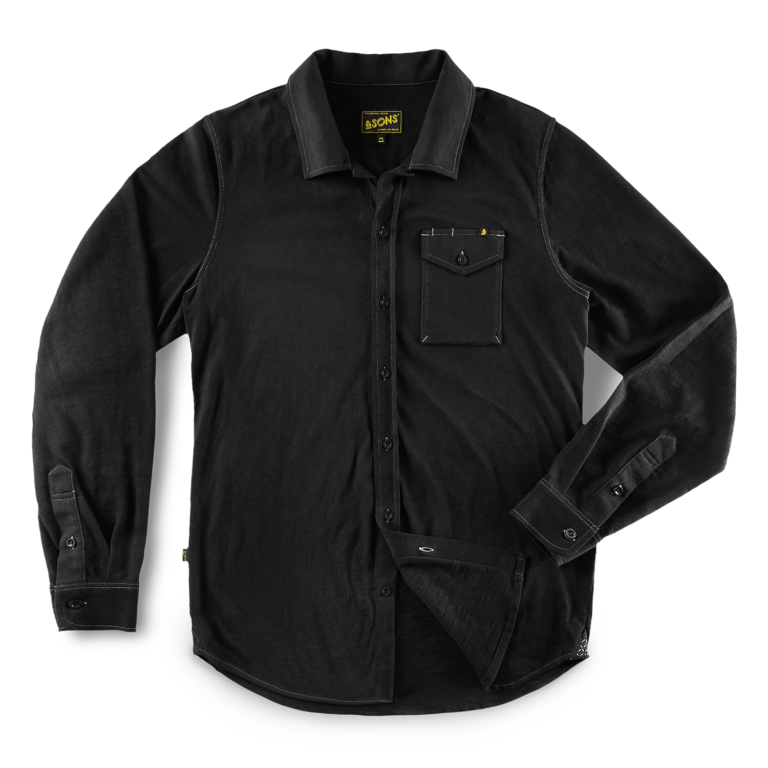 &sons Trading Co Men's Midwest Shirt Black In Black