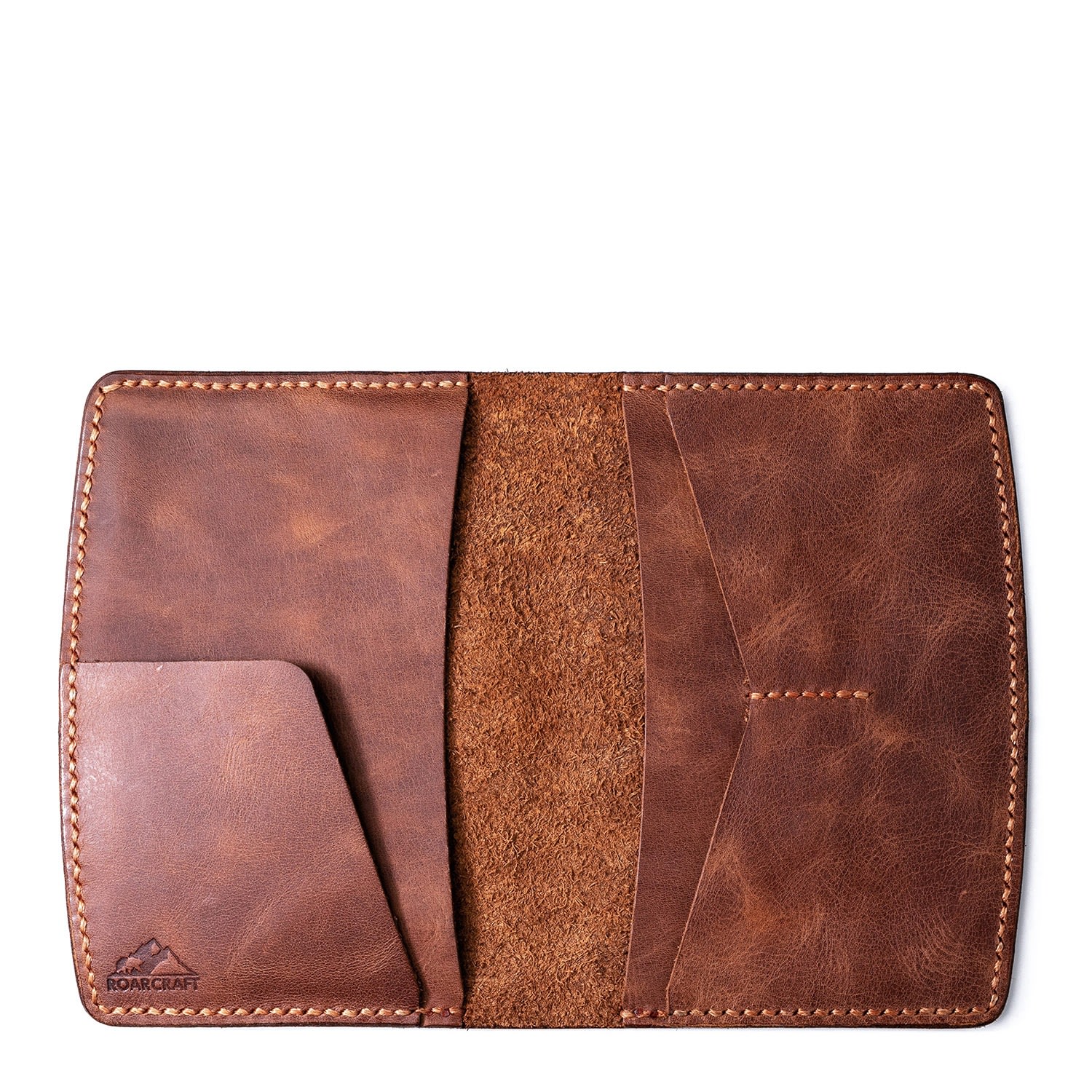 Women’s Brown Leather Passport Wallet - Nemrut - Tobacco Roarcraft