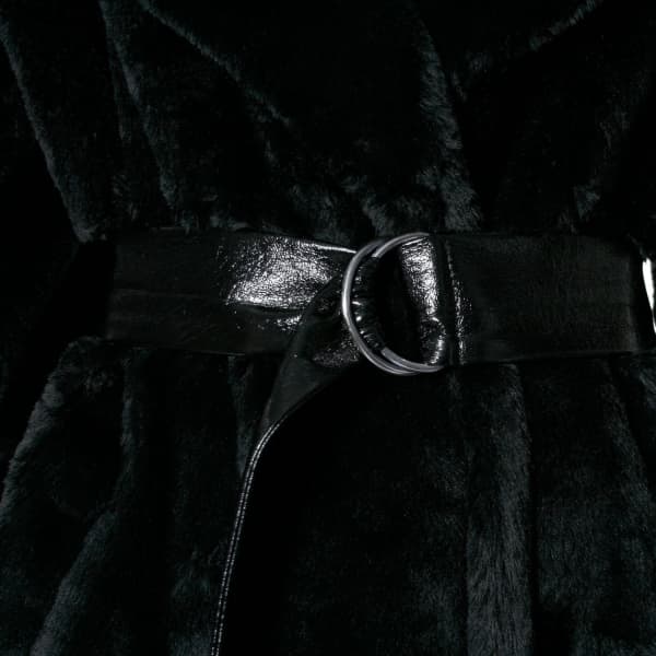 AGGI Kylie Warm Black Fur Coat