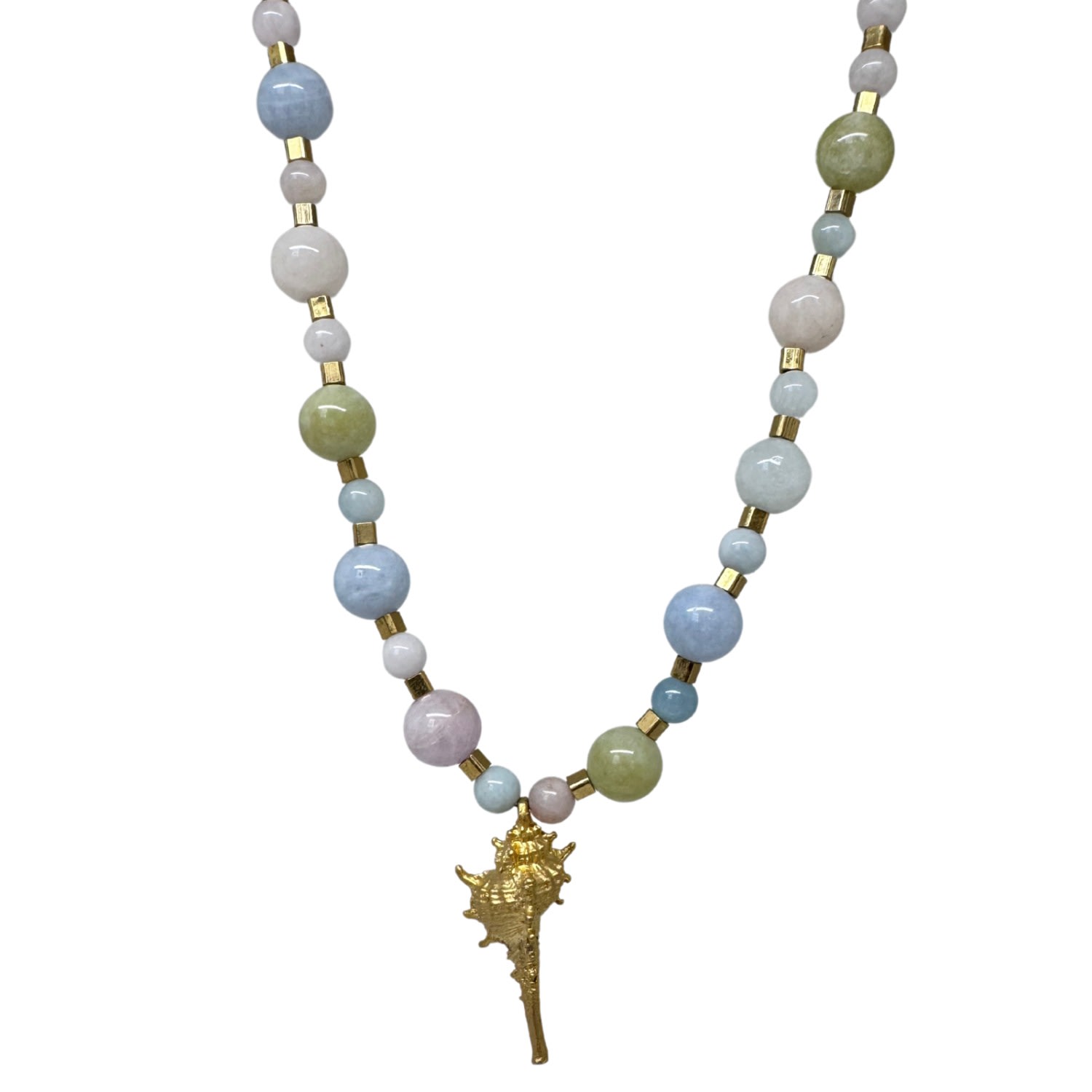 Black And Wild Women's Aquamarine Heliodor Gemstone Necklace