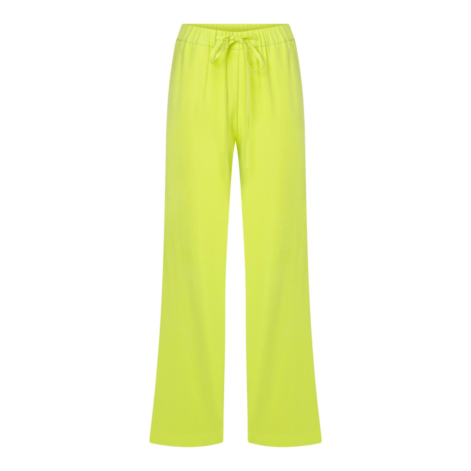 Nazli Ceren Kyra Cropped Trousers In Lime In Green