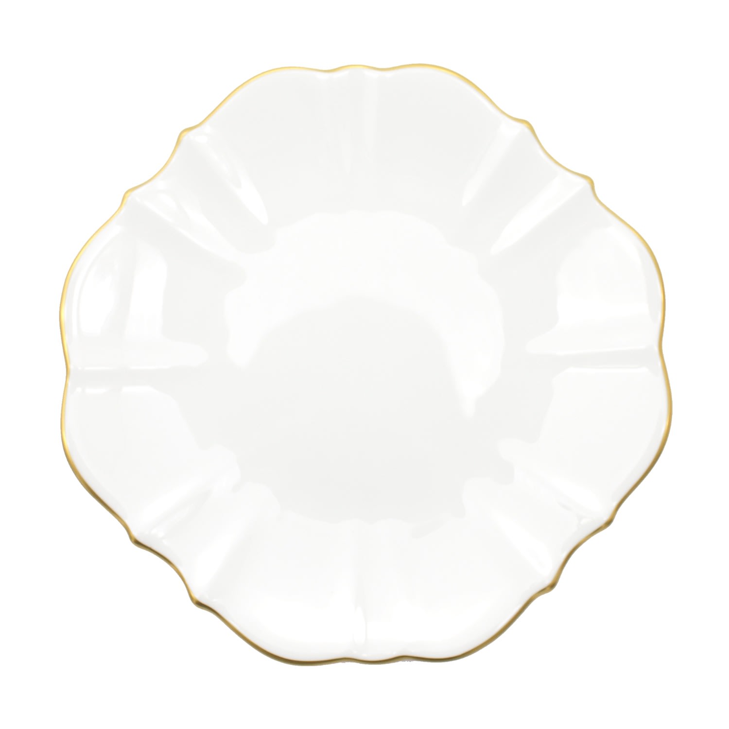 Twig New York White Amelie - Brushed Gold - Charger Plate