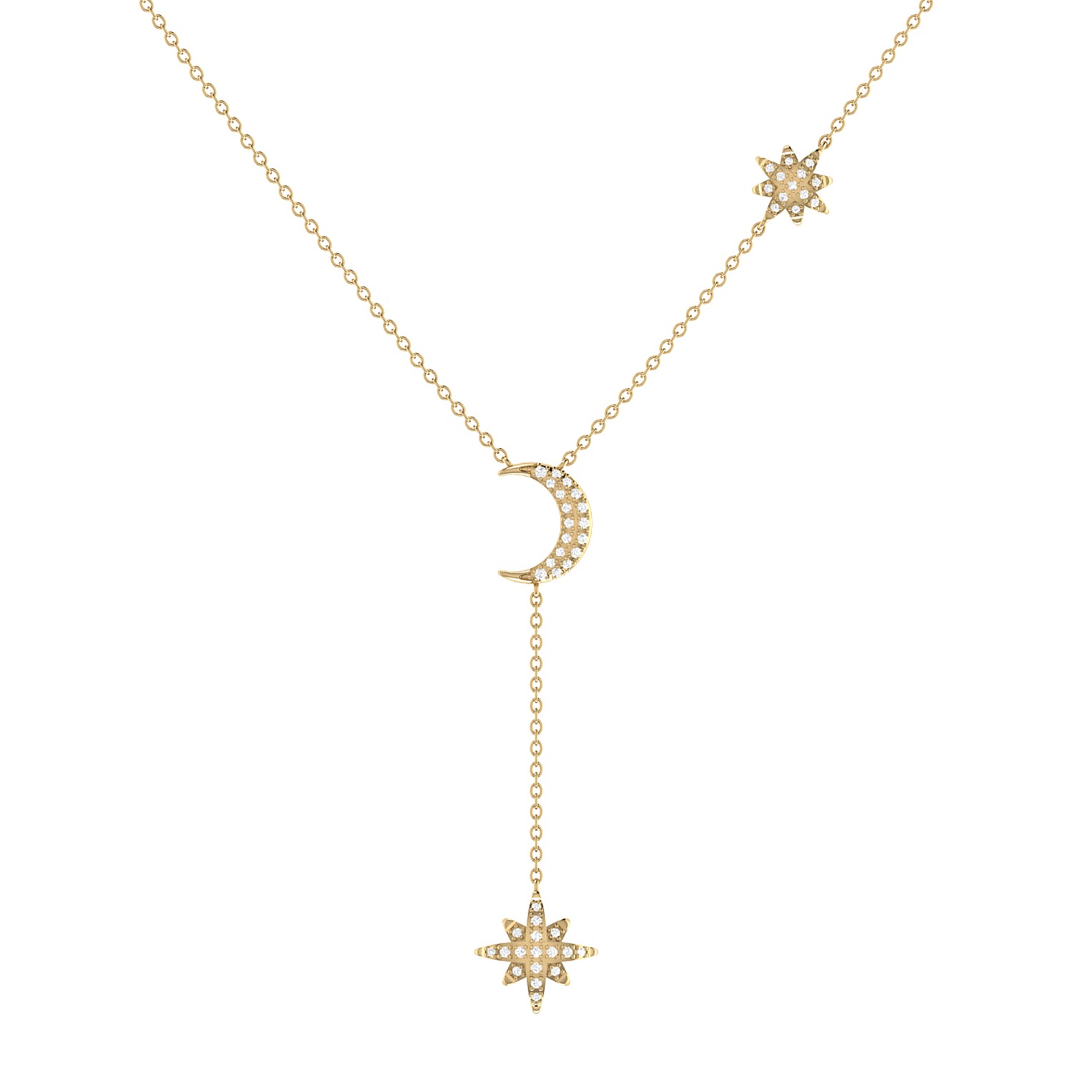 North Star Drop Gold Vermeil Necklace – Danielle Silvie