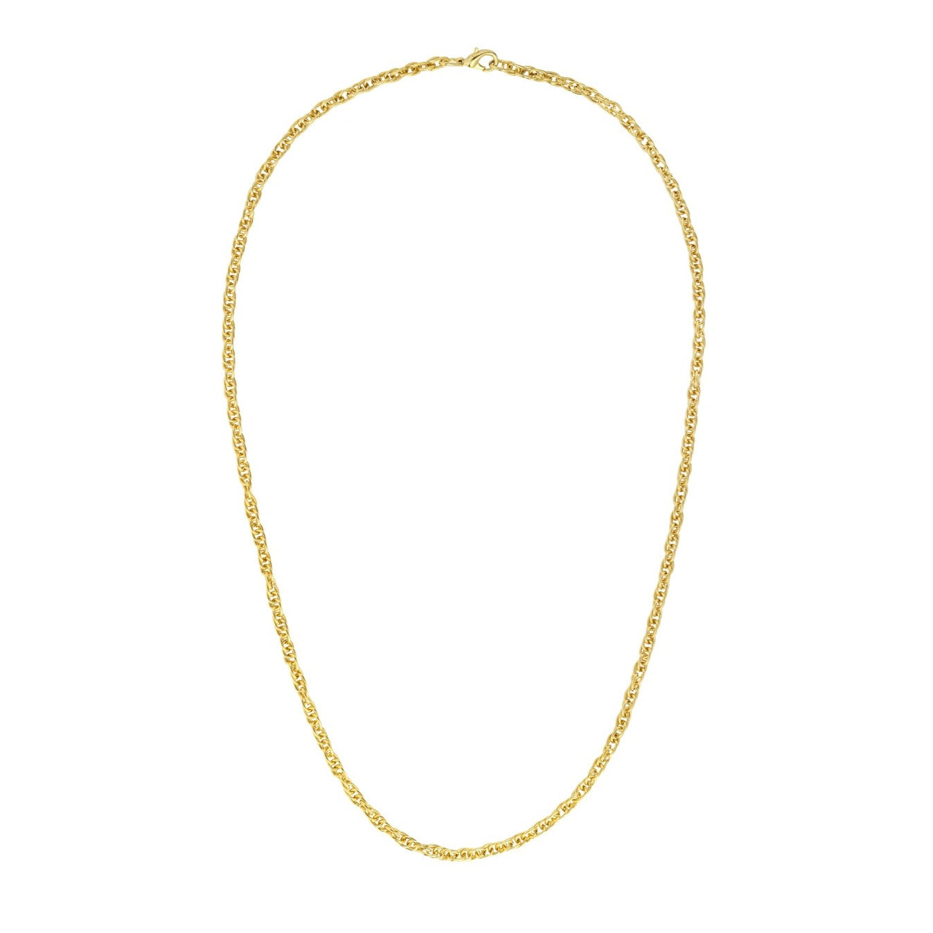 Women’s Gold Vintage Double Link Chain Necklace Gold Trip