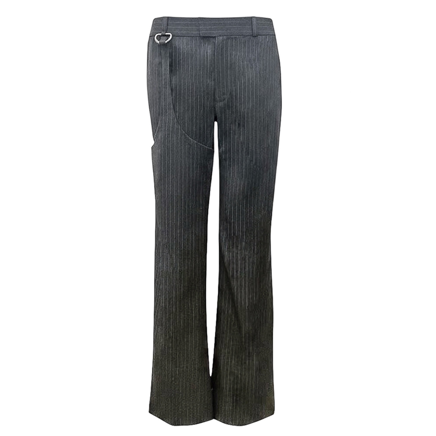 Salteye Studio Women's Grey Garter Pants In Gray