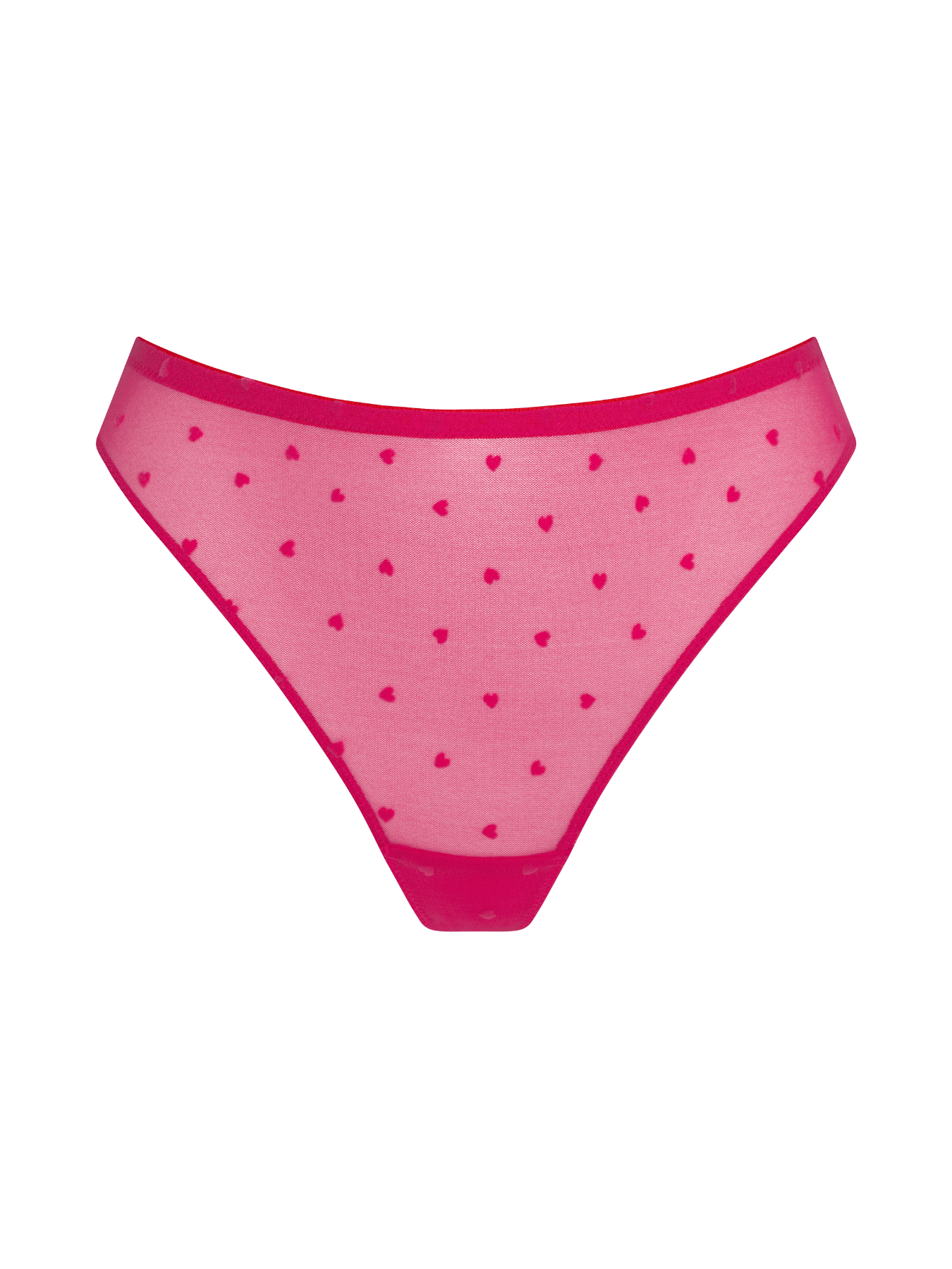 Bonbon Lingerie Women's Pink / Purple Heartbeat Thong In Pink/purple