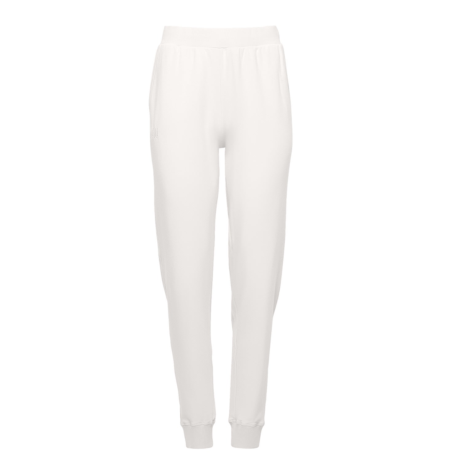 Ocio Leisurewear White Women's Classic Softcore Jogger In Bone In White