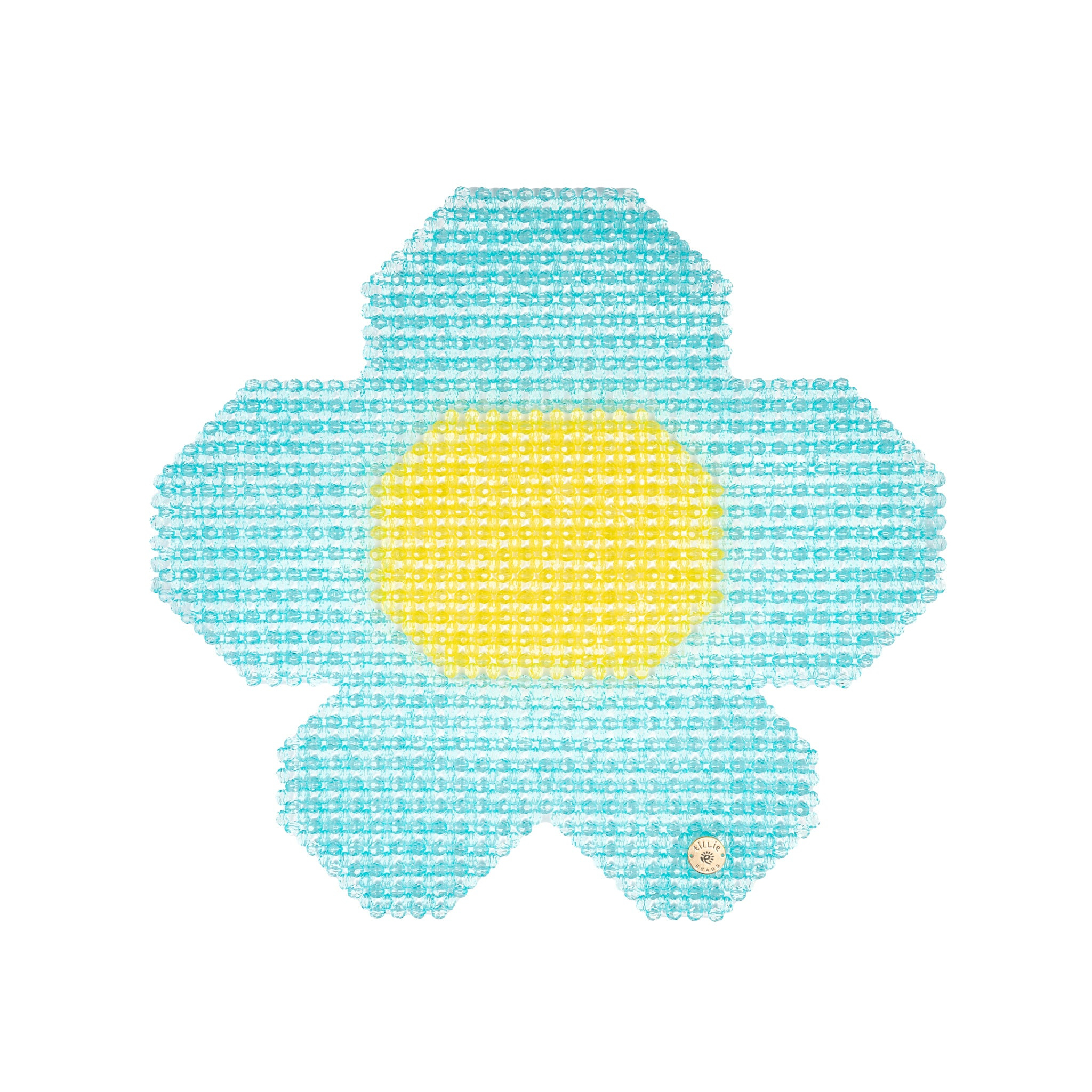 Tillie Beads Table Tale Sparkling Blue Daisy Placemat