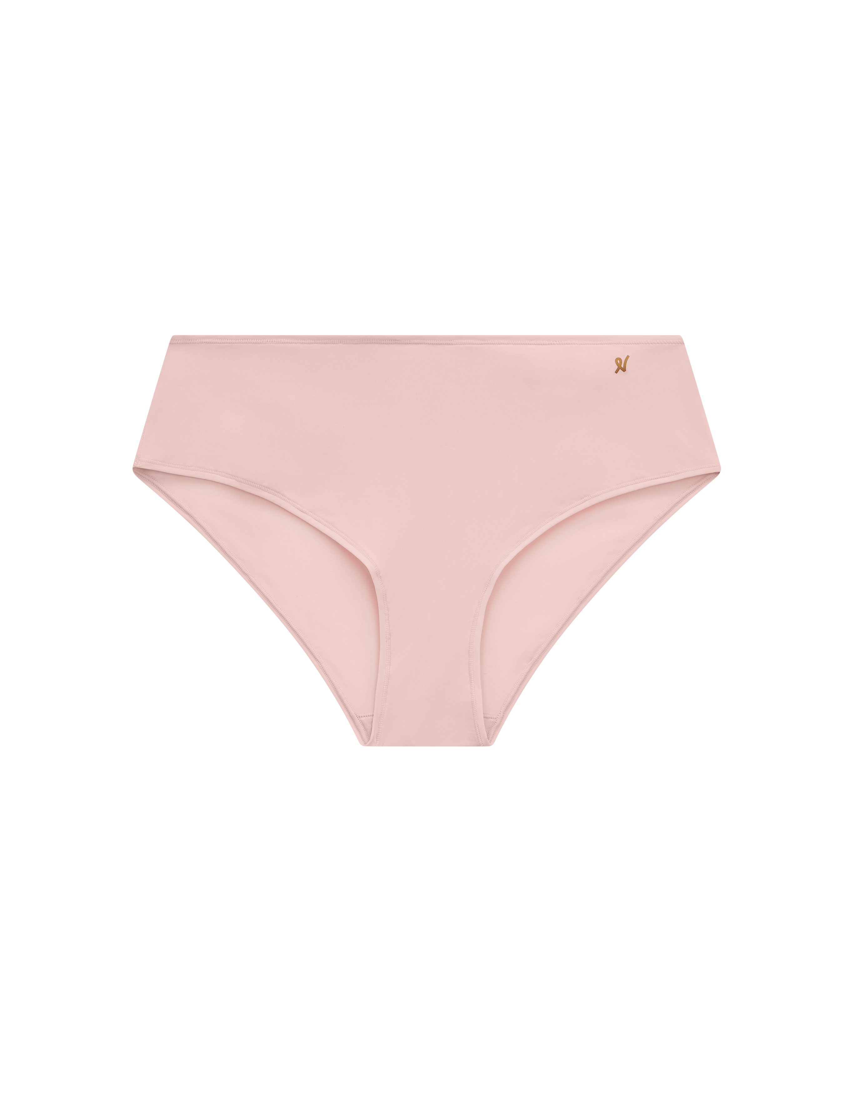 Nudea Women's Green / Pink / Purple The Stretch Mid Rise Bikini Brief Bundle Three Pack - Pink & White & S