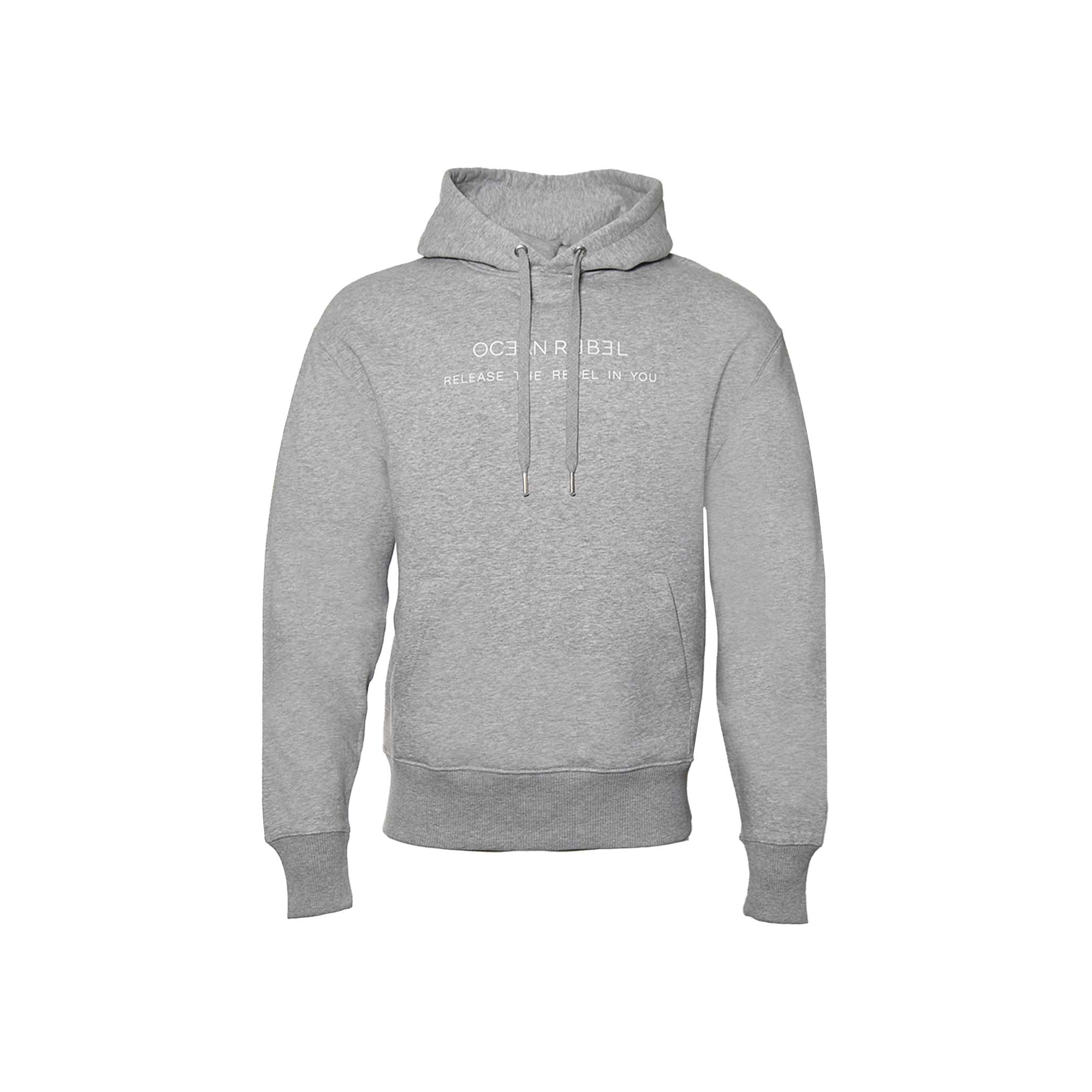 Relaxed Hoodie -Heather Grey Extra Small Ocean Rebel