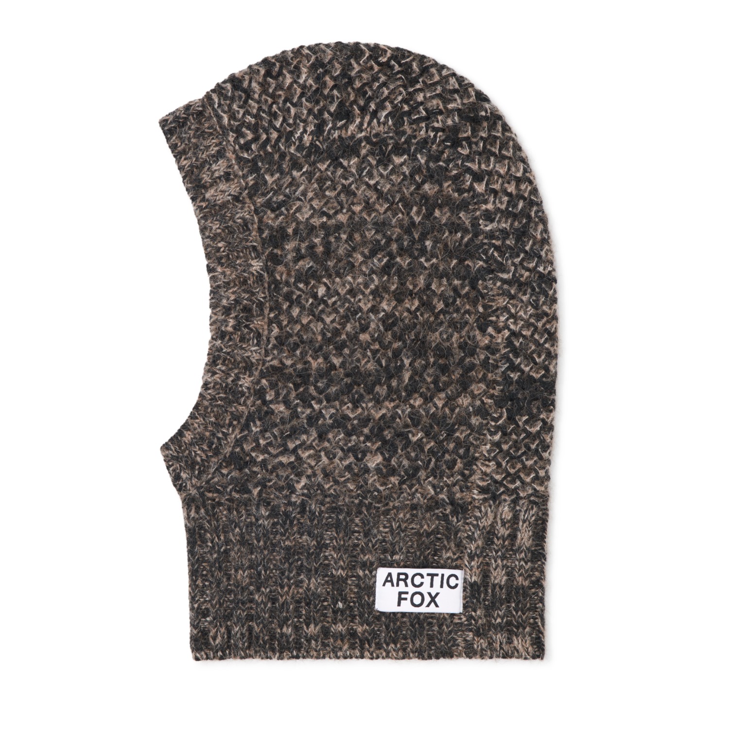 The Alpaca Balaclava Hood - Frosted Walnut Brown | Arctic Fox & Co