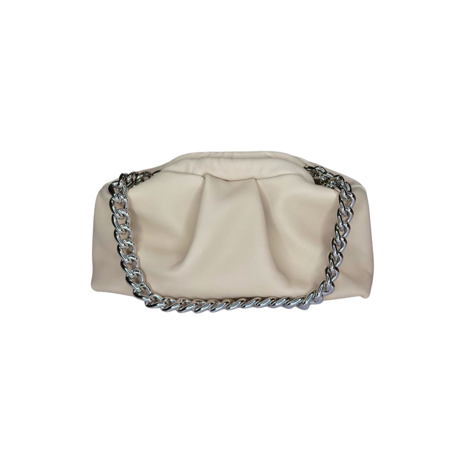 Ruj Heritage Women's Neutrals Mini Puffy Bag Sabbia In Black