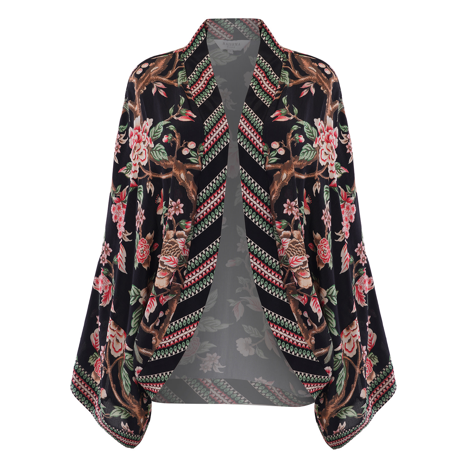 Raishma Women's Hallie Black Kimono In Black