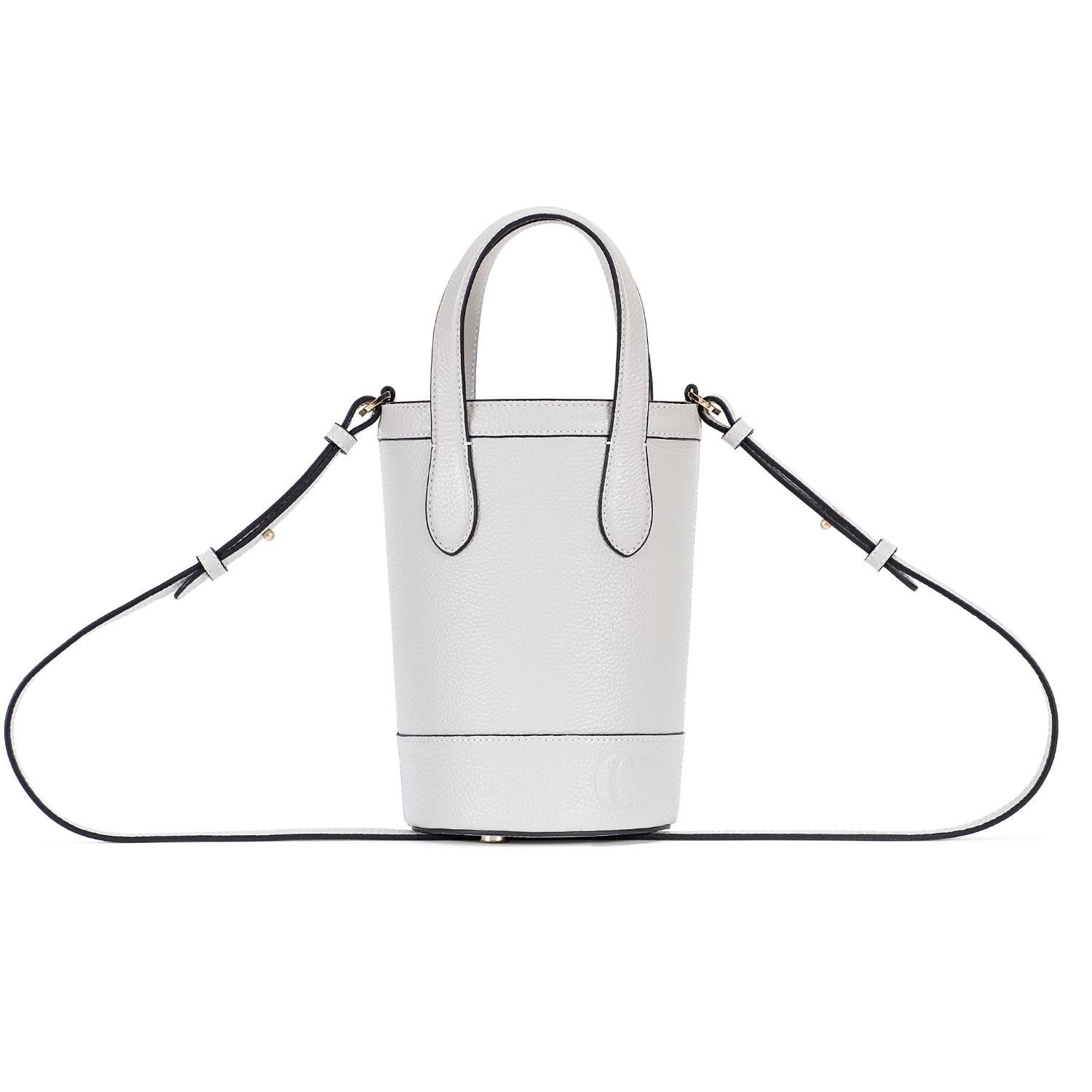 Women’s Alice Bucket Bag- Grey One Size Cecily Clune