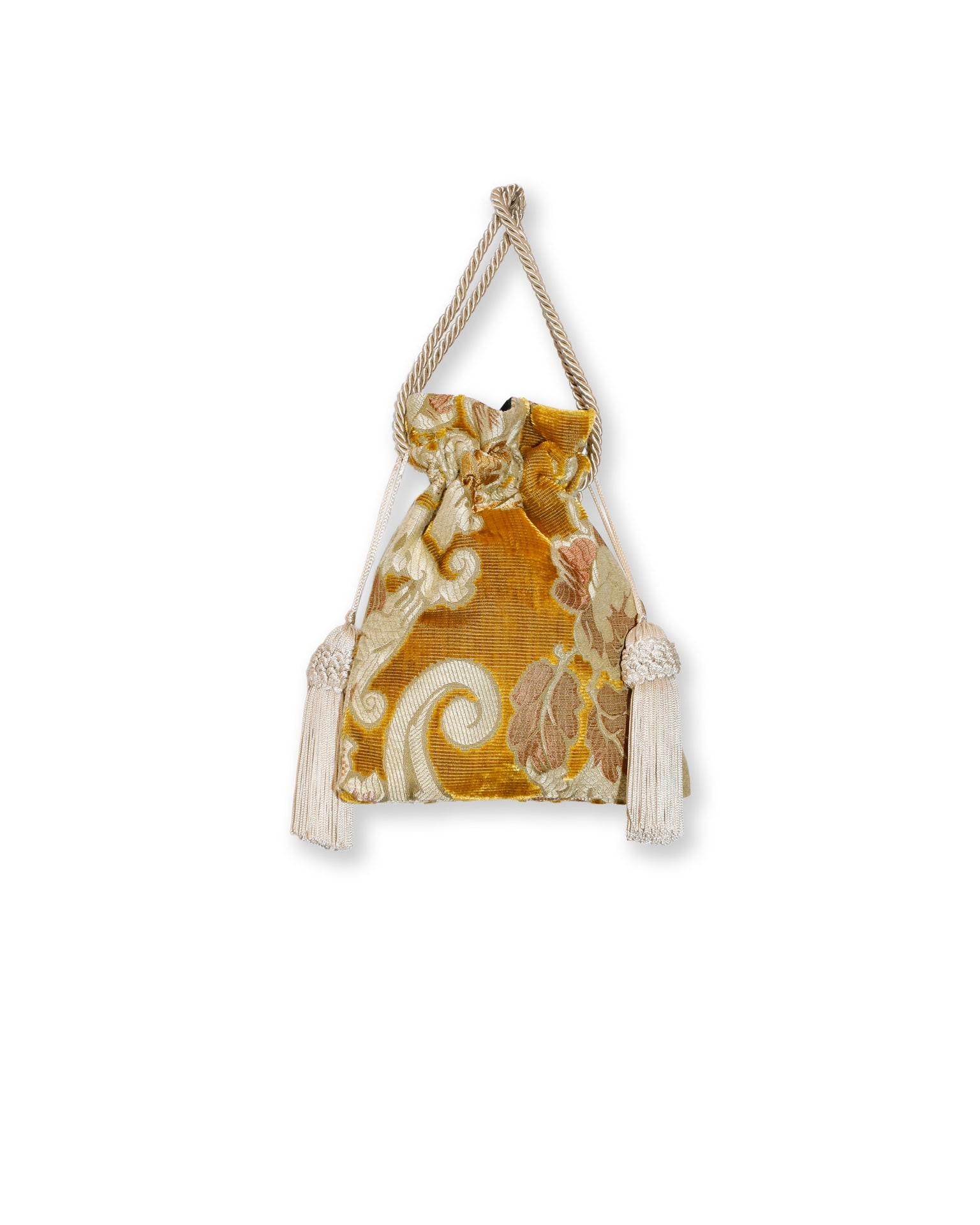 Angie Power Women's Power Pouch - Venetian Brocade - Gold In Gold