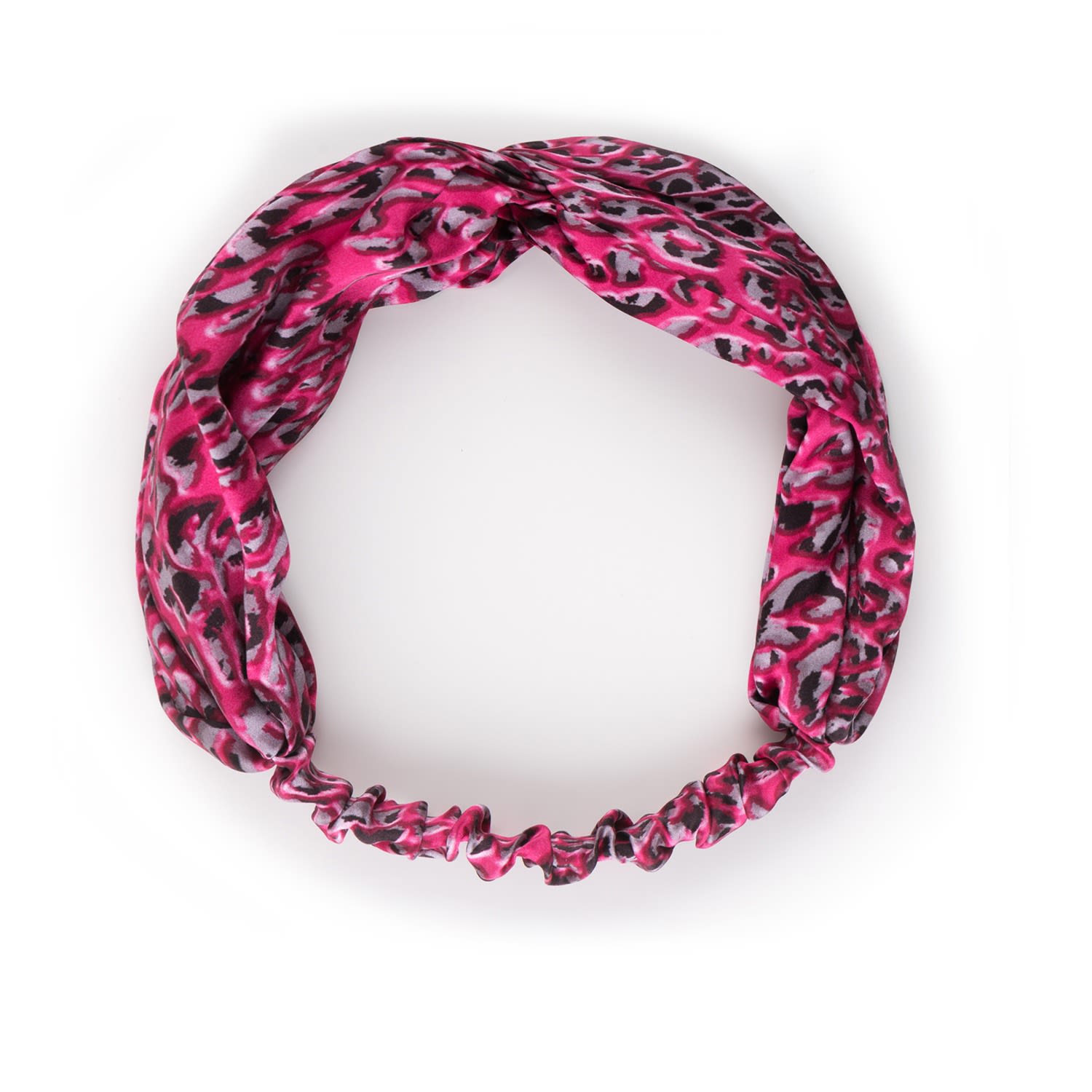 Women’s Red Animalier 100% Silk Hairband Gelso Milano