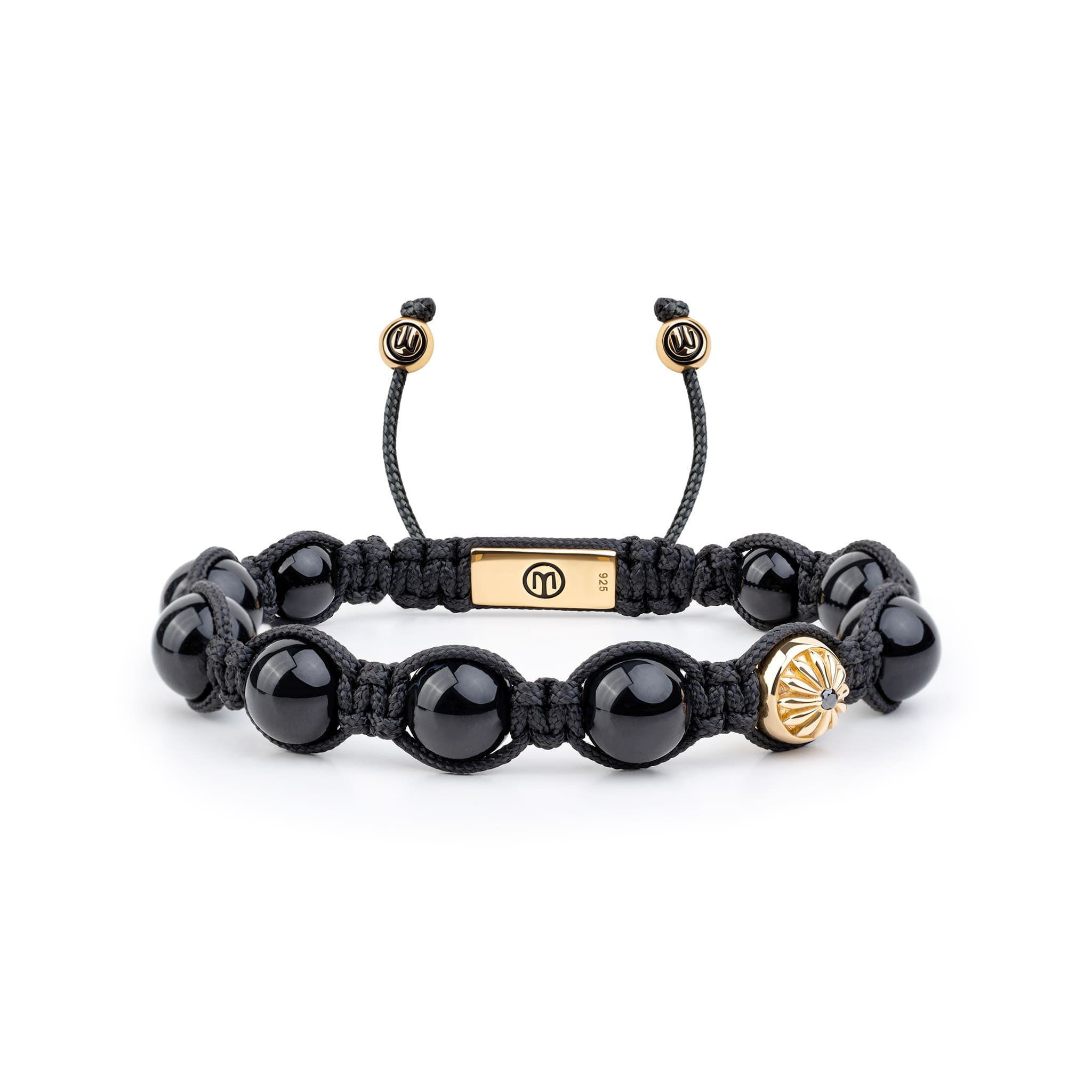 Mahigan Women's Black / Gold Onyx Bracelet In Gold - The Maverick