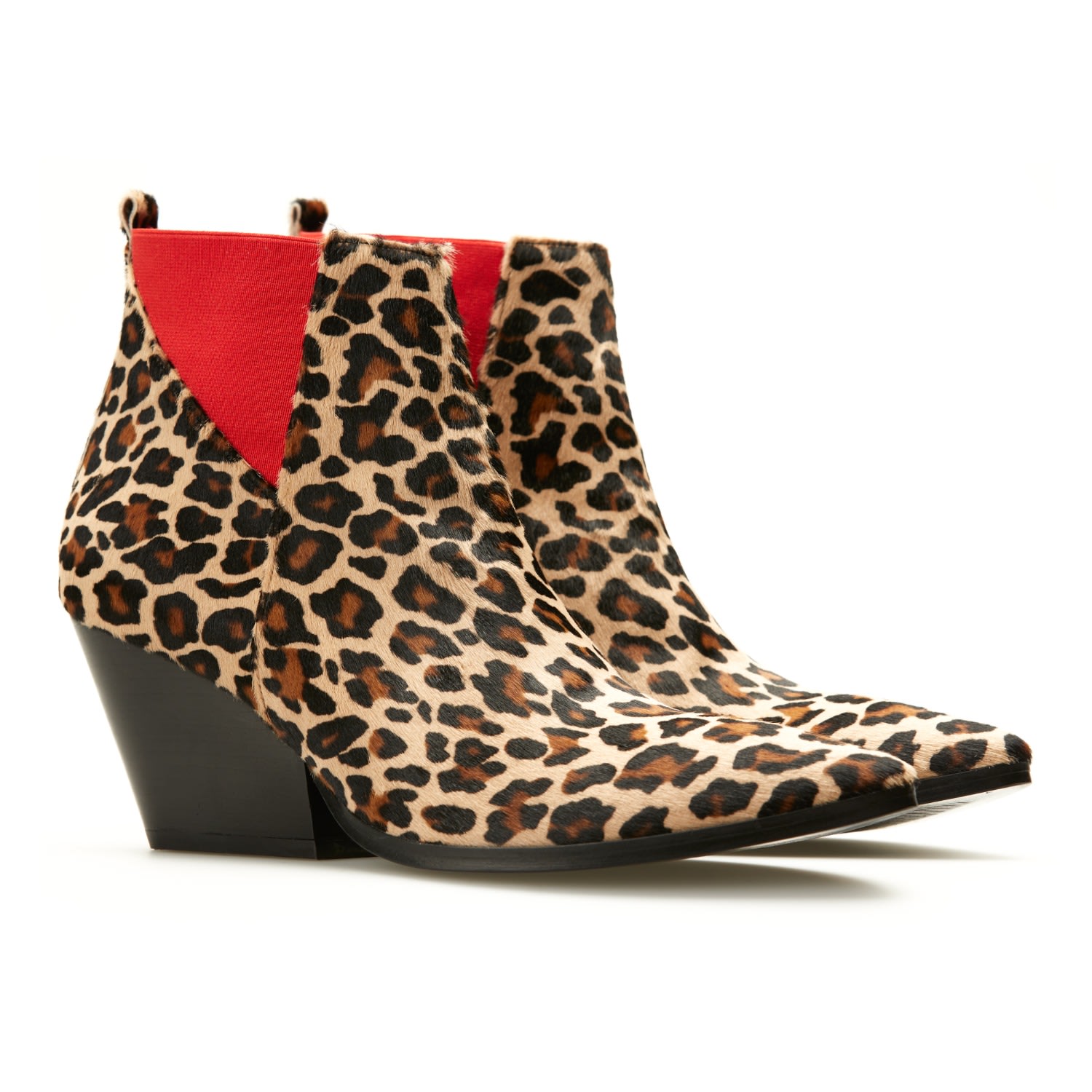 Women’s Fortuna Leopard Print Ankle Boots 8 Uk Rosamund Muir London