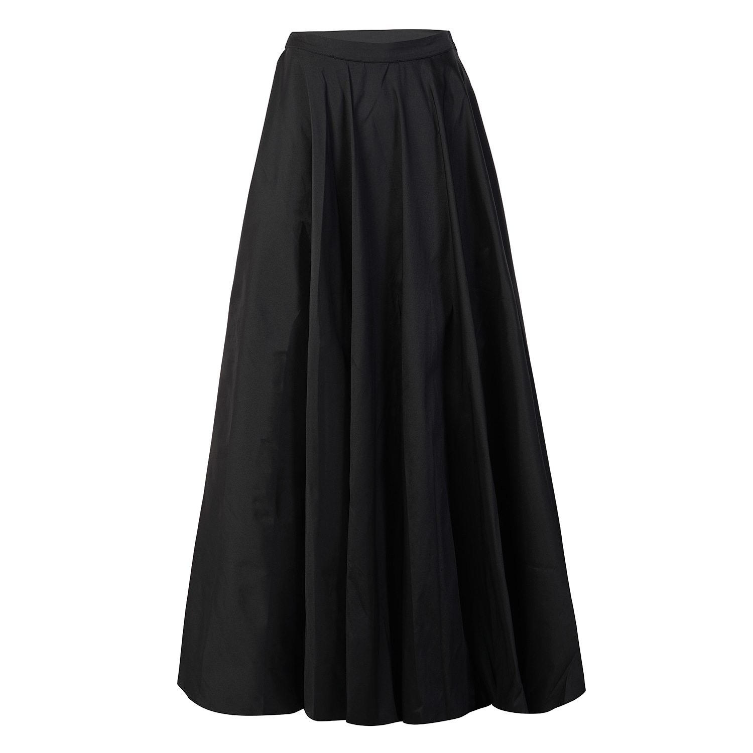 Raishma Women's Black Taffeta Maxi Skirt In Black