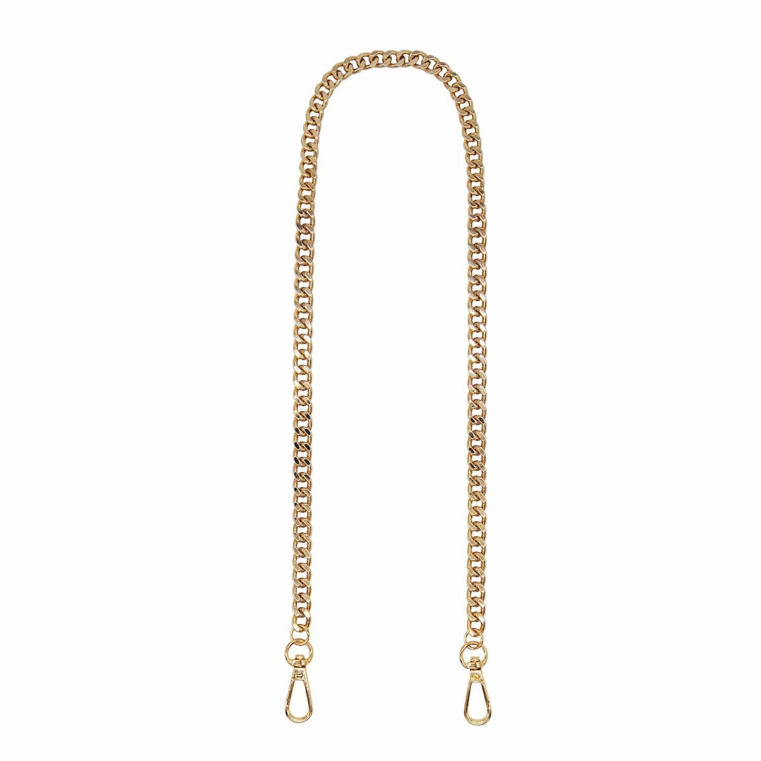 Luxe Short Gold Metal Chunky Chain Bag Strap by Johnny Loves Rosie